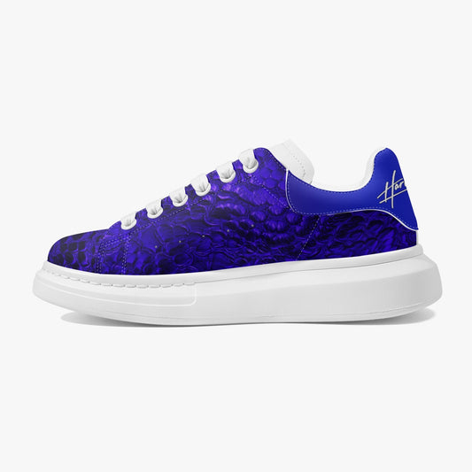 HBC - Harlem Girl Sankofa - Crocodile Print - Sapphire - Womens