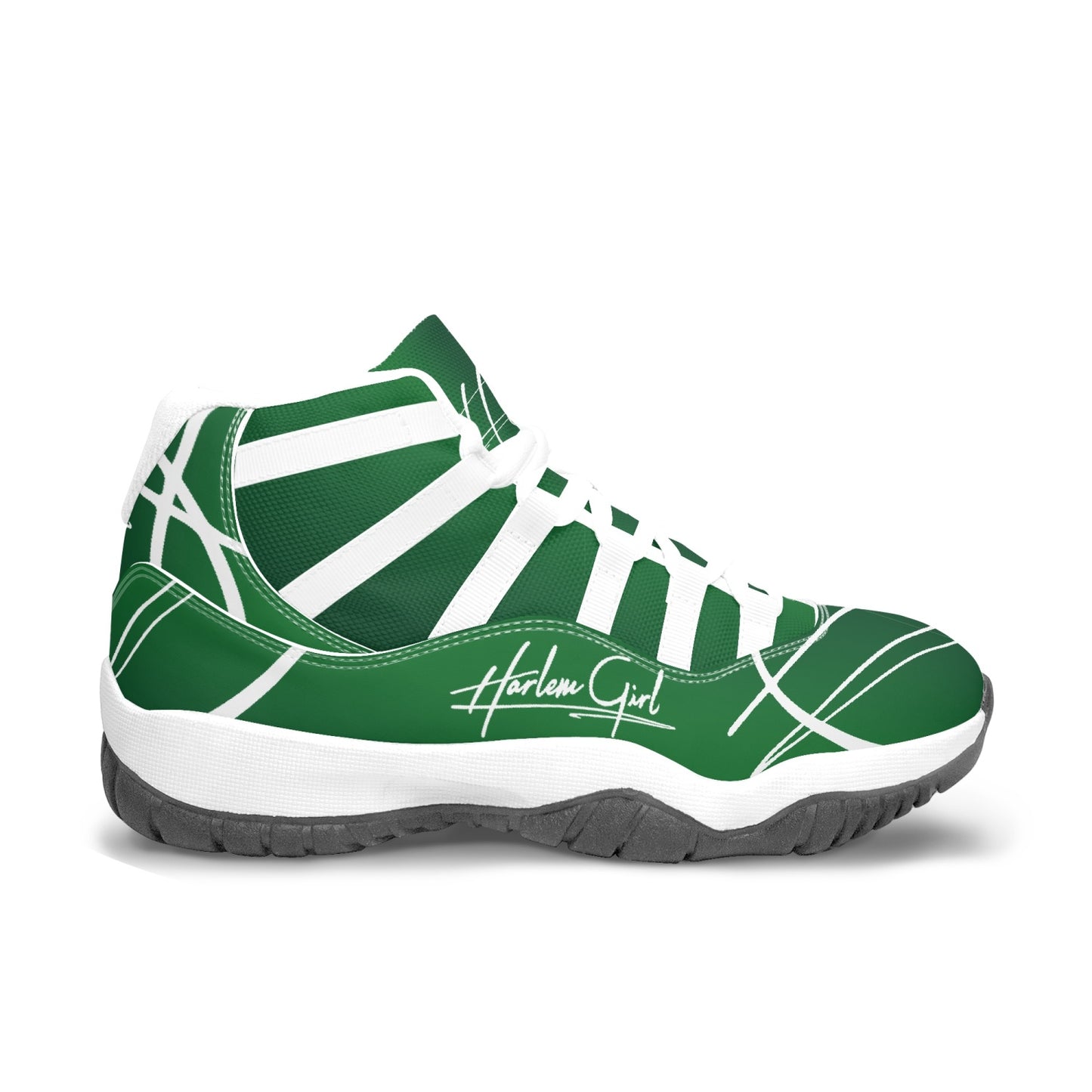 Harlem Girl "Tribe" Basketball - Emerald w/Black or White Trim (Women's)