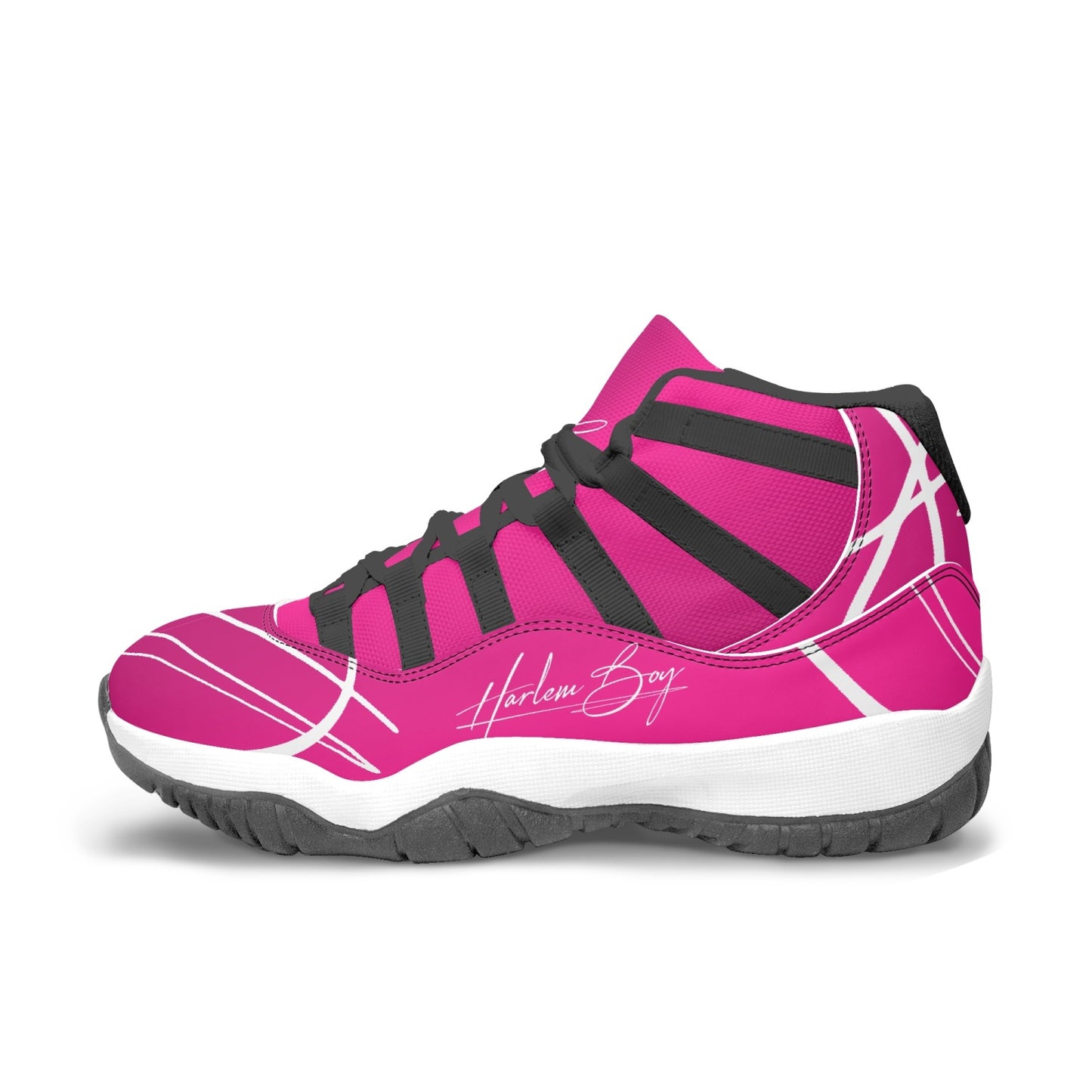 Harlem Boy "Tribe" Basketball - Fuchsia w/Black or White Trim (Women's)