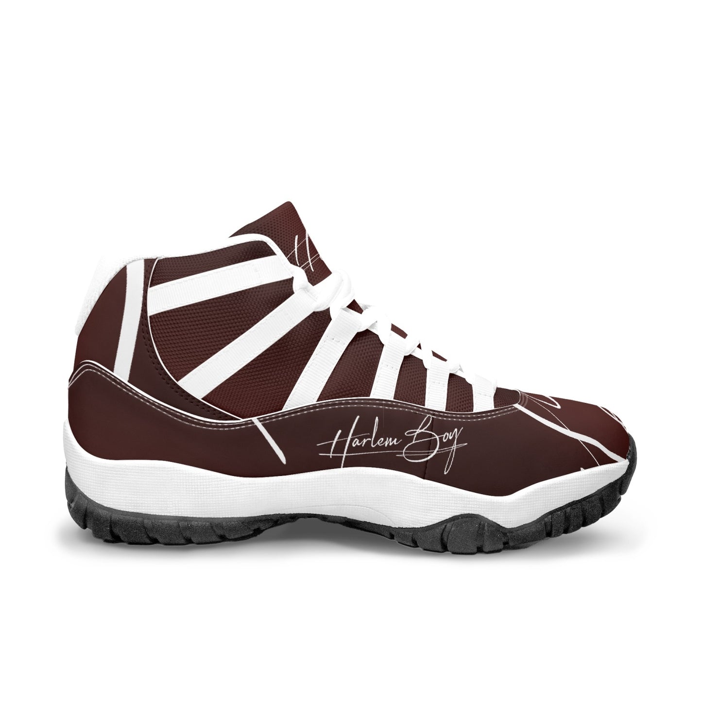 Harlem Boy "Tribe" Basketball - Burnished Mahogany w/Black or White Trim (Men's)