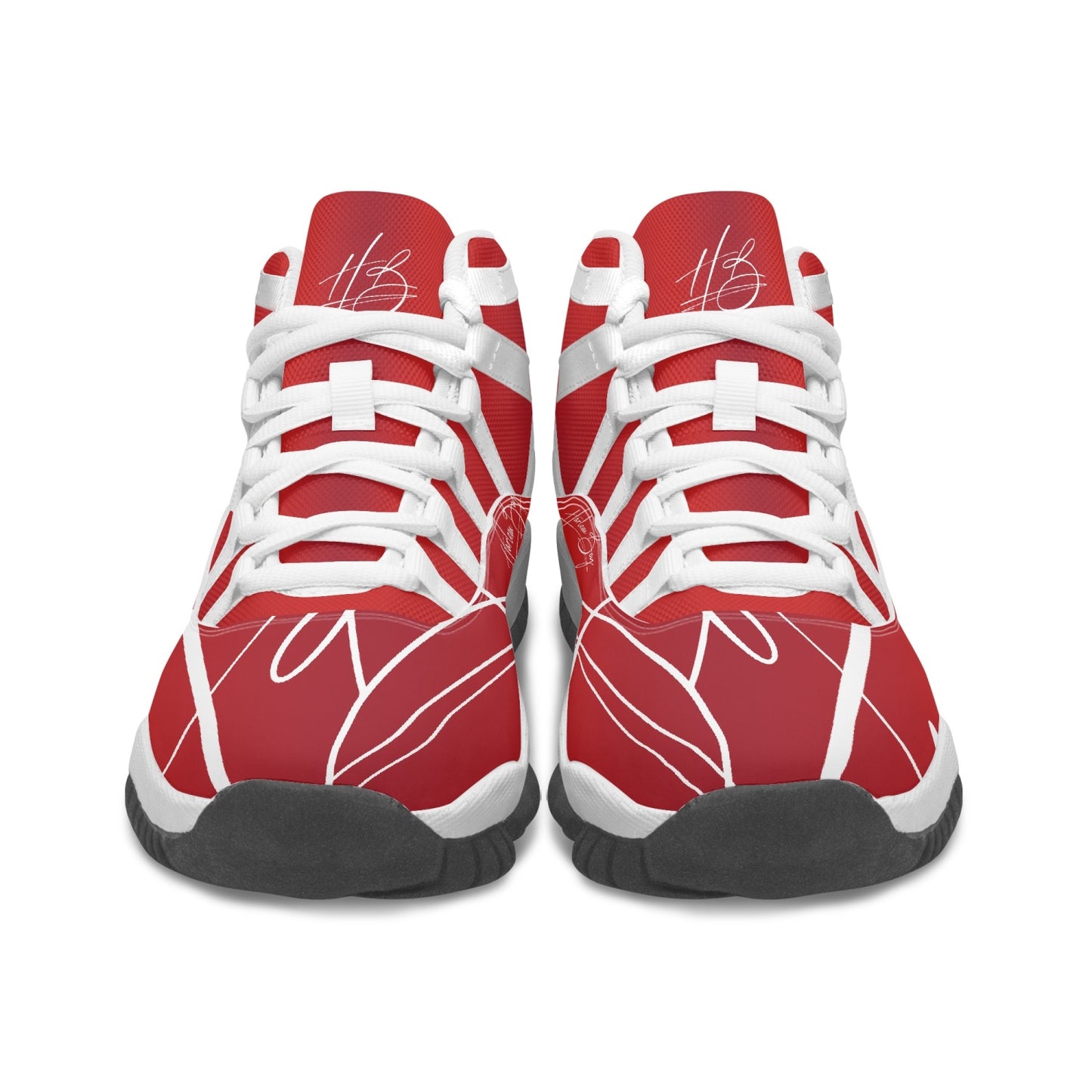 Harlem Boy "Tribe" Basketball - Ruby w/Black or White Trim (Men's)