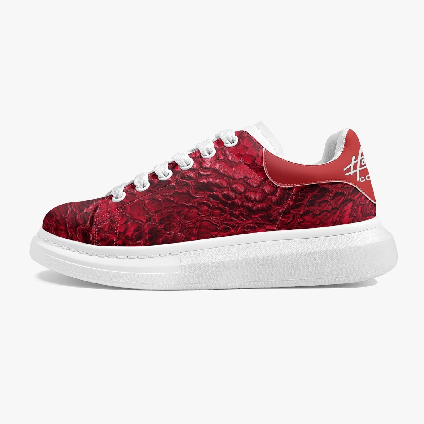 Harlem Boy Sankofa - Crocodile Print - Ruby - Mens