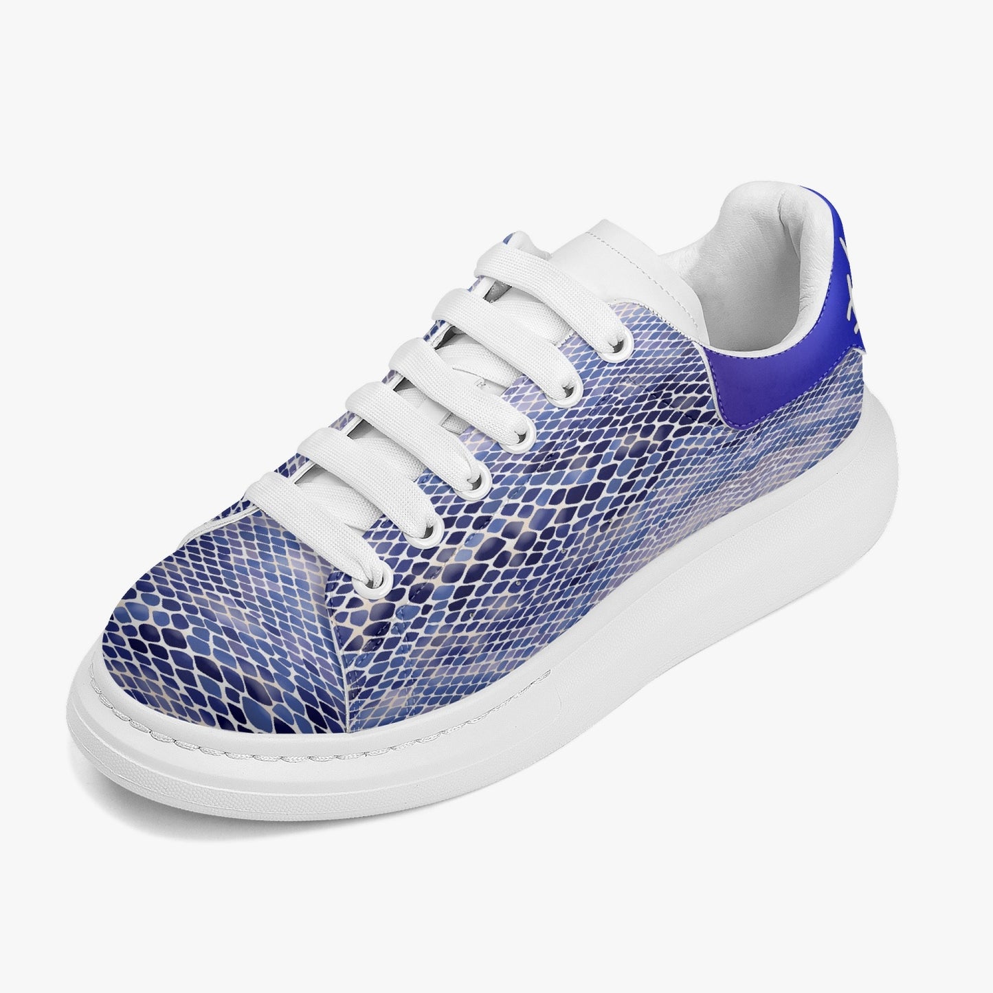 Harlem Boy Sankofa - Snakeskin Print - Sapphire - Mens