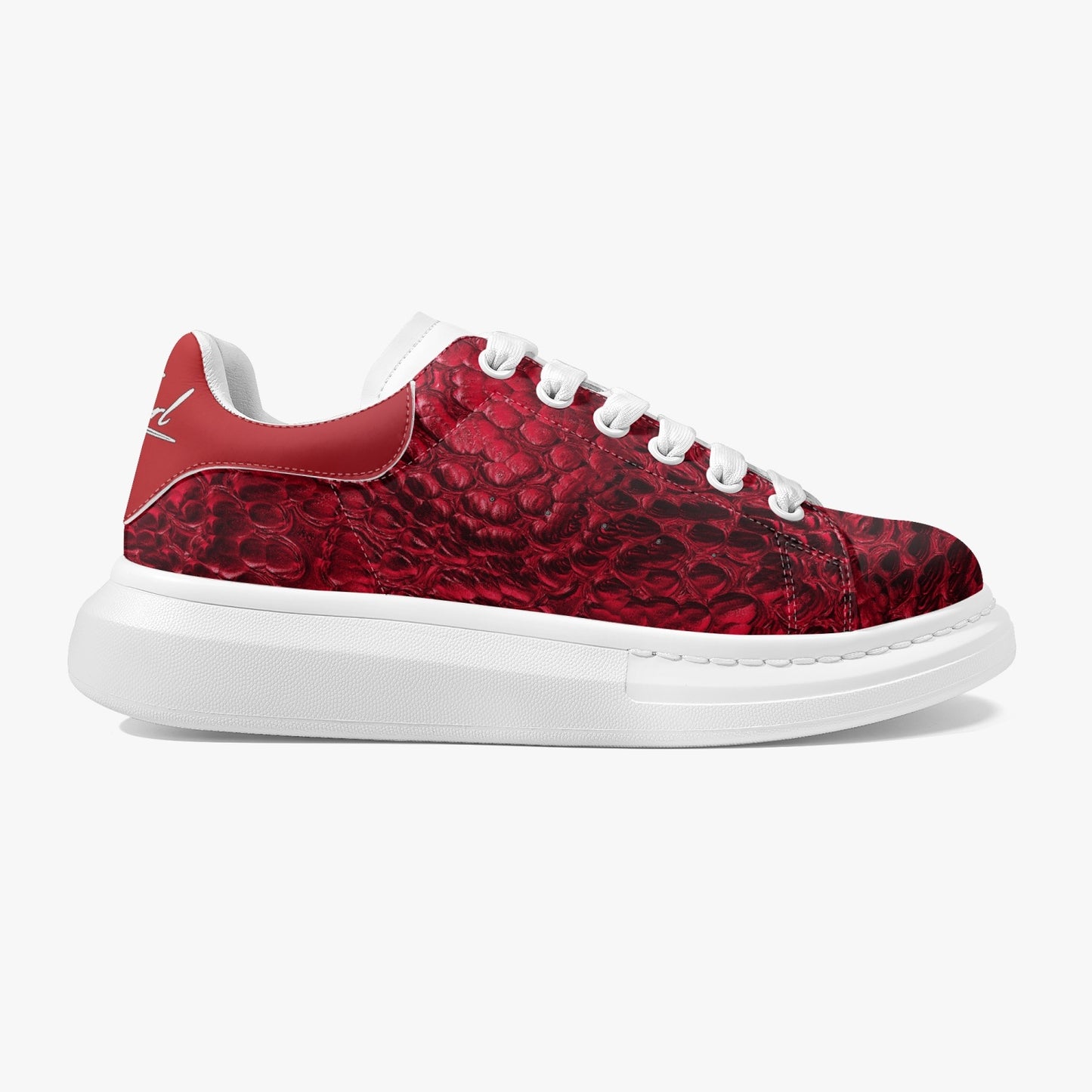 HBC - Harlem Girl Sankofa - Crocodile Print - Ruby - Womens
