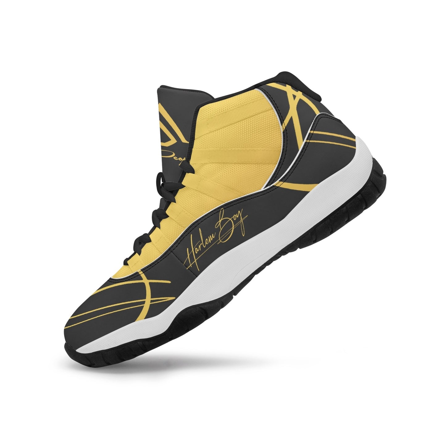 Harlem Boy "Tribe" Basketball MP2 Edition - Black w/Black or White Trim (Men's) *