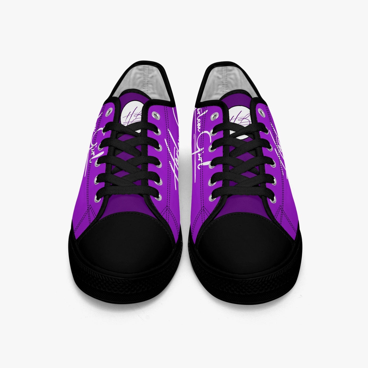 HB Harlem Girl "Lenox Ave" Classic Low Tops - Amethyst - Women (Black or White Sole)