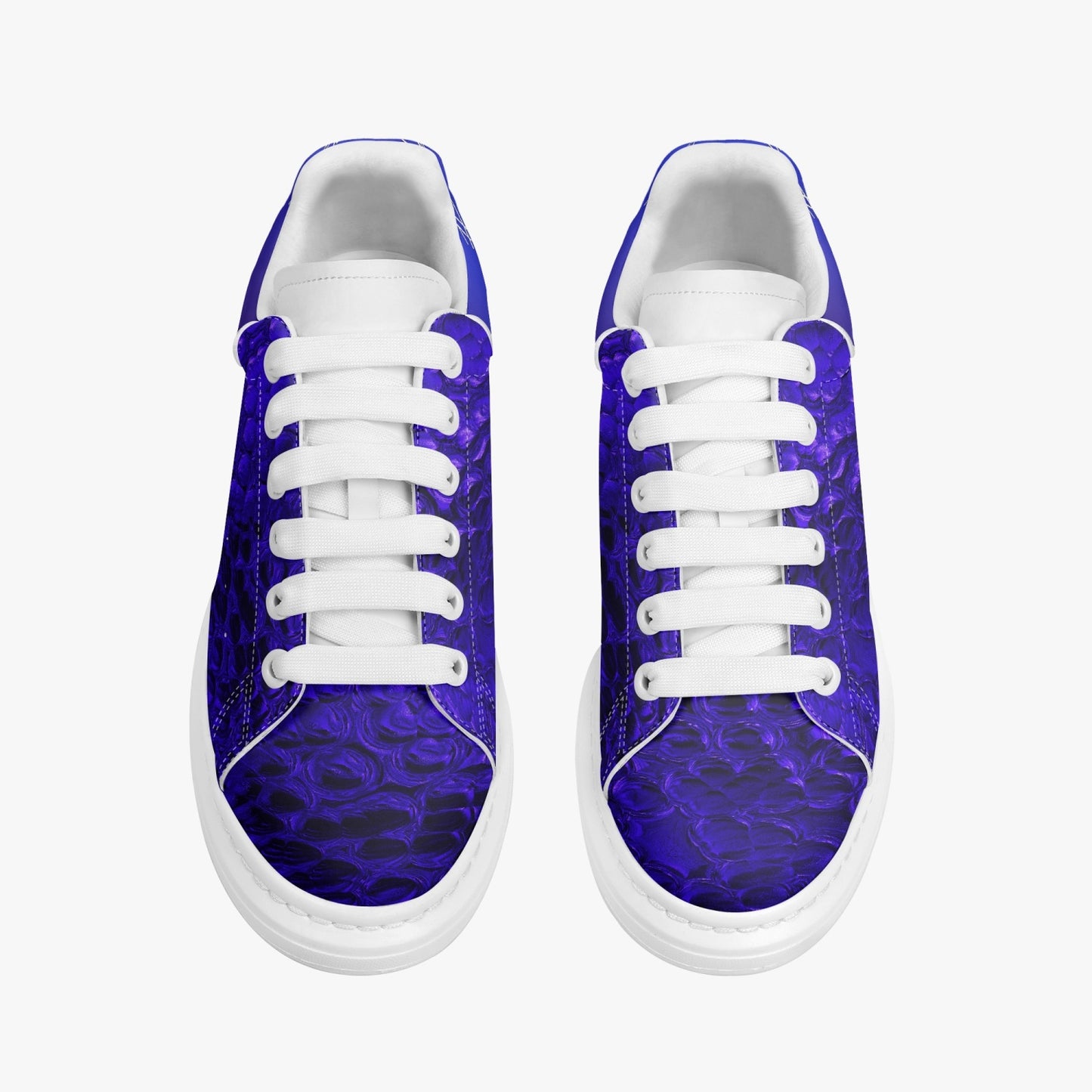 HBC - Harlem Girl Sankofa - Crocodile Print - Sapphire - Womens