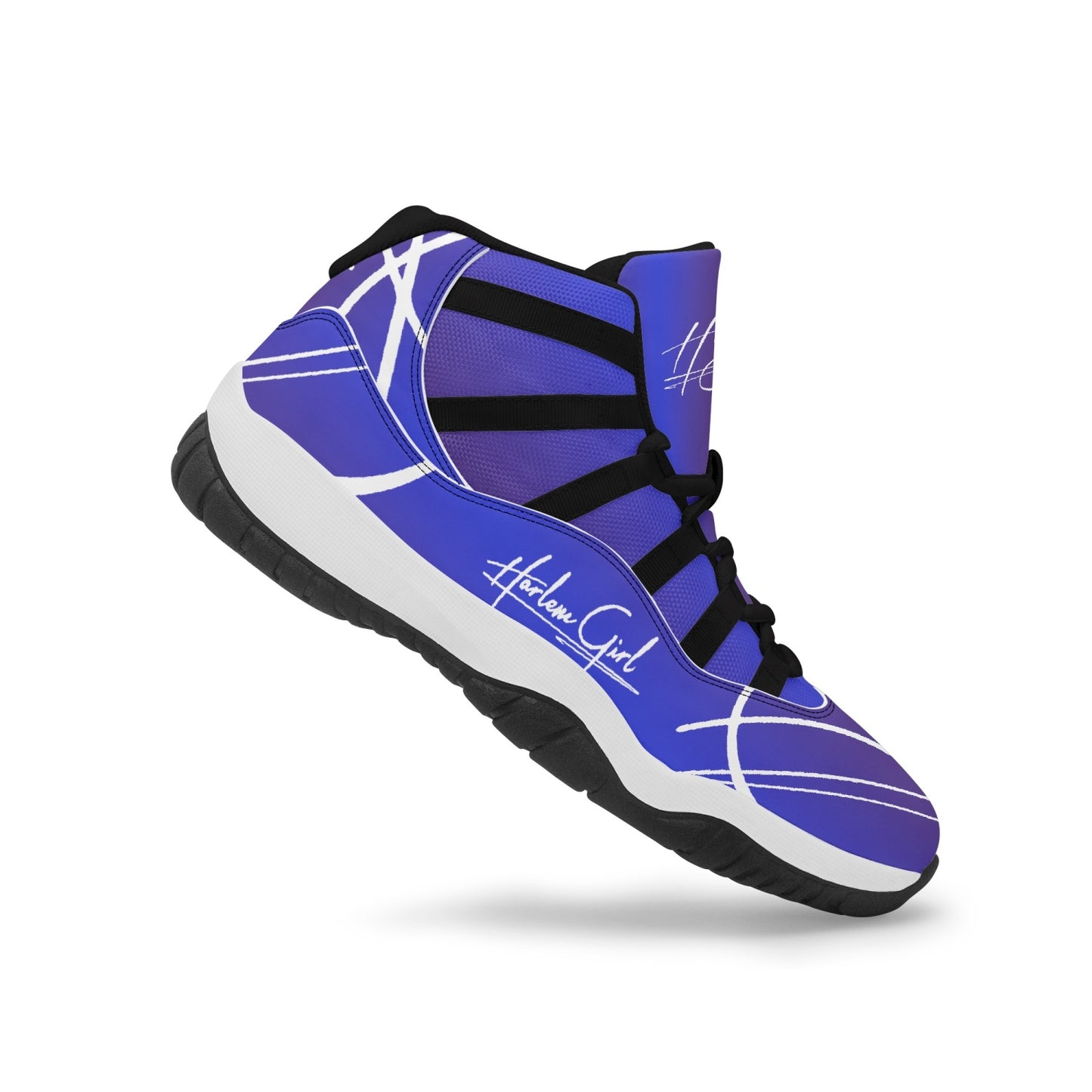 Harlem Girl "Tribe" Basketball - Sapphire w/Black or White Trim (Women's)