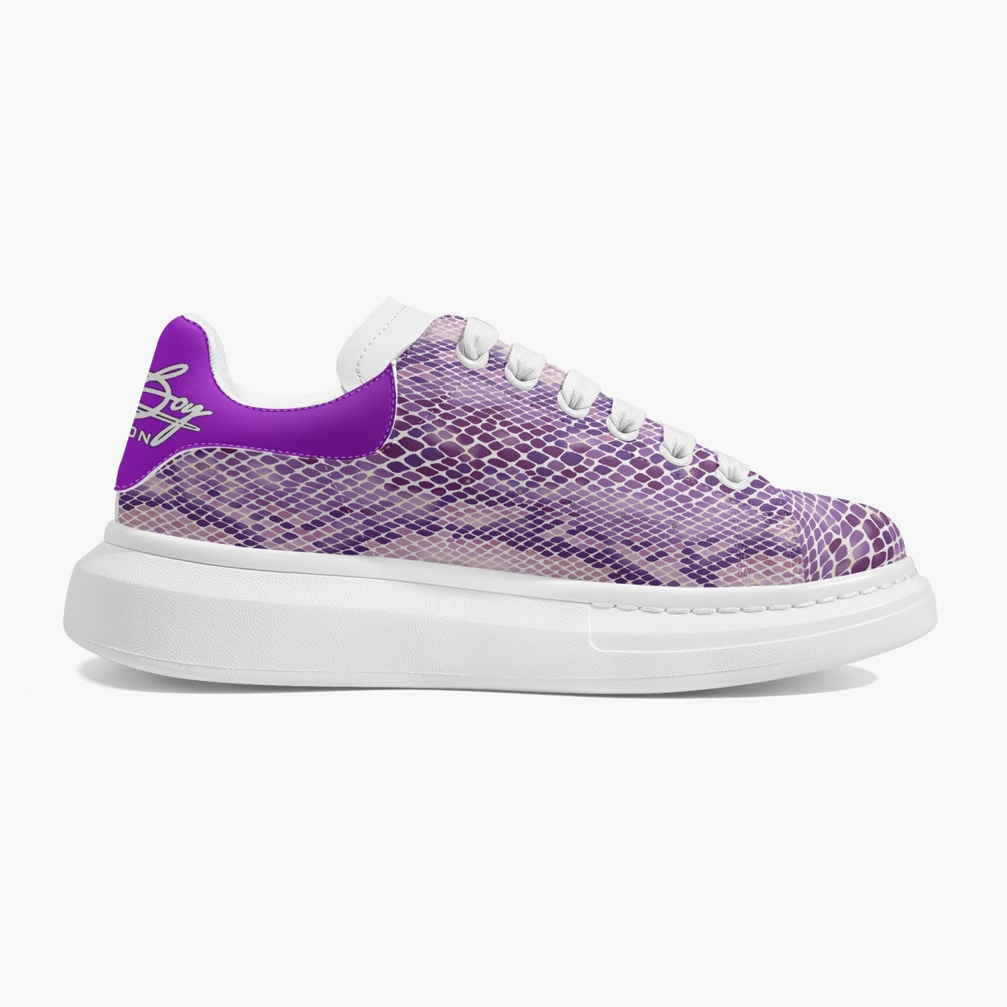 Harlem Boy Sankofa - Snakeskin Print - Amethyst - Mens