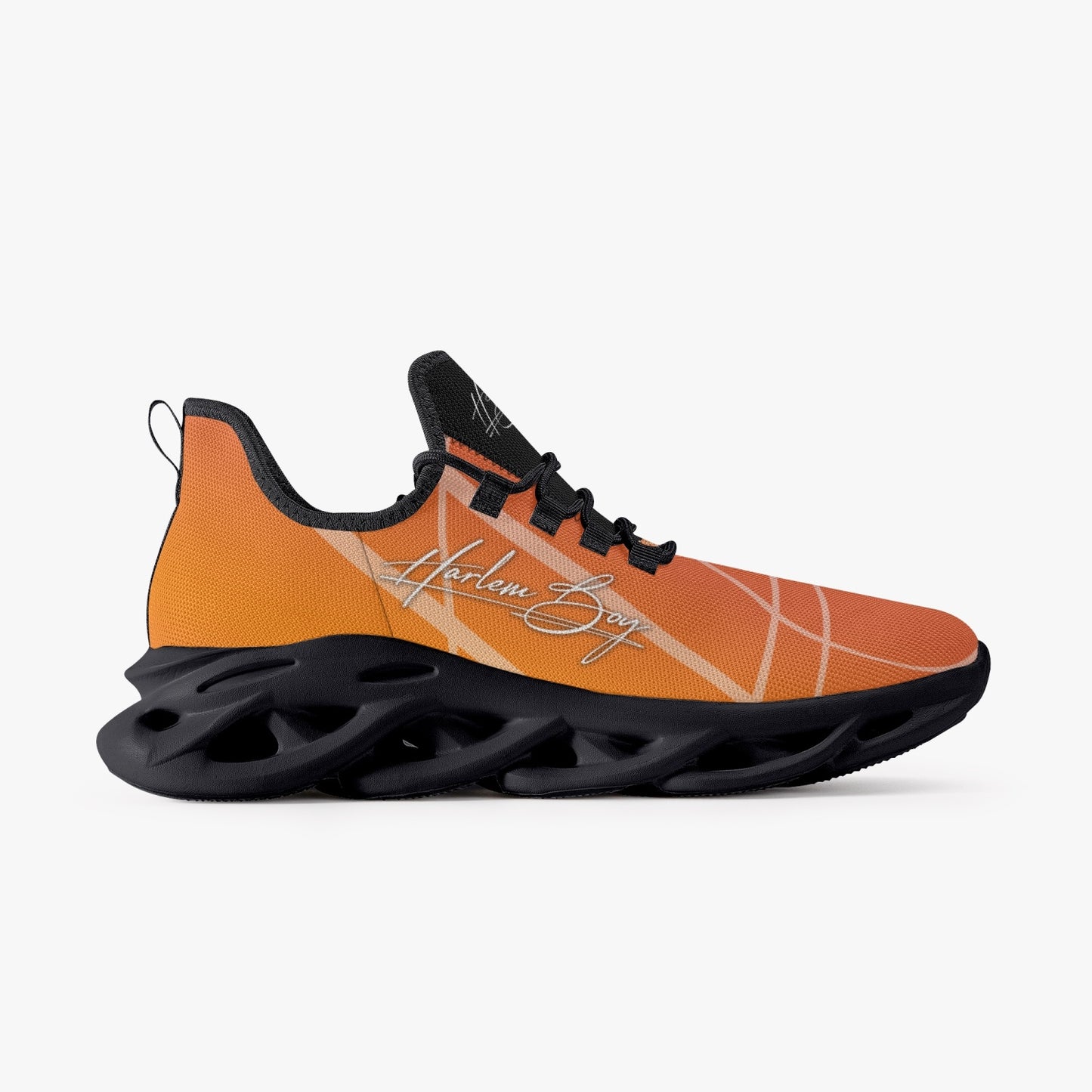 HB Harlem Boy "Bounce" Runner - Men - Mandarin - Black Sole