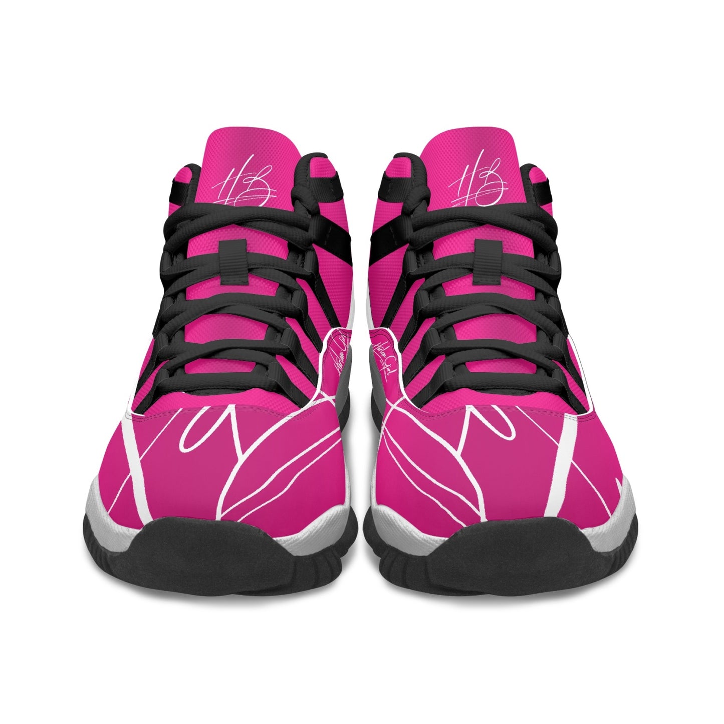 Harlem Girl "Tribe" Basketball - Fuchsia w/Black or White Trim (Women's)