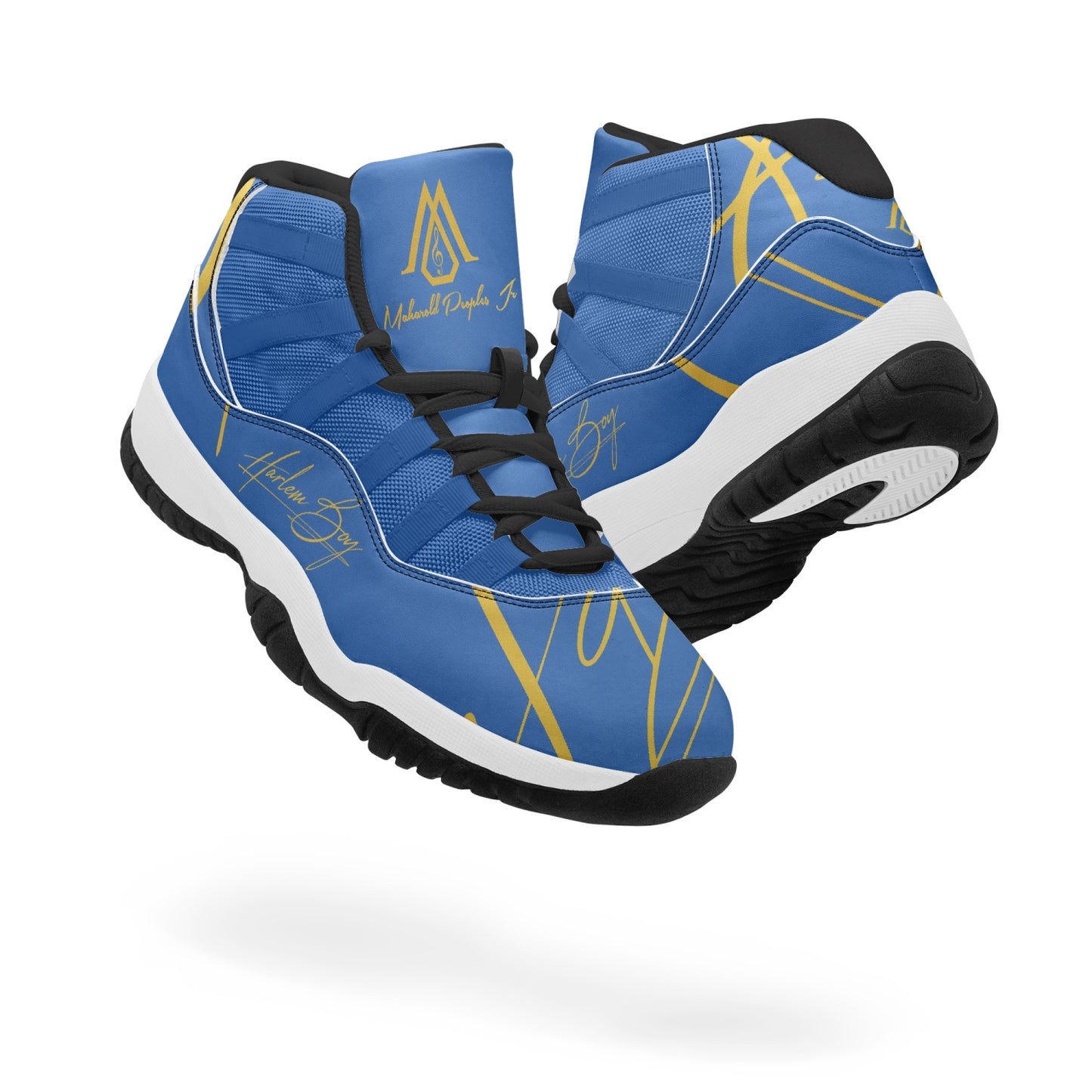 Harlem Boy "Tribe" Basketball MP2 Edition - Blue w/Black or White Trim (Men's) *