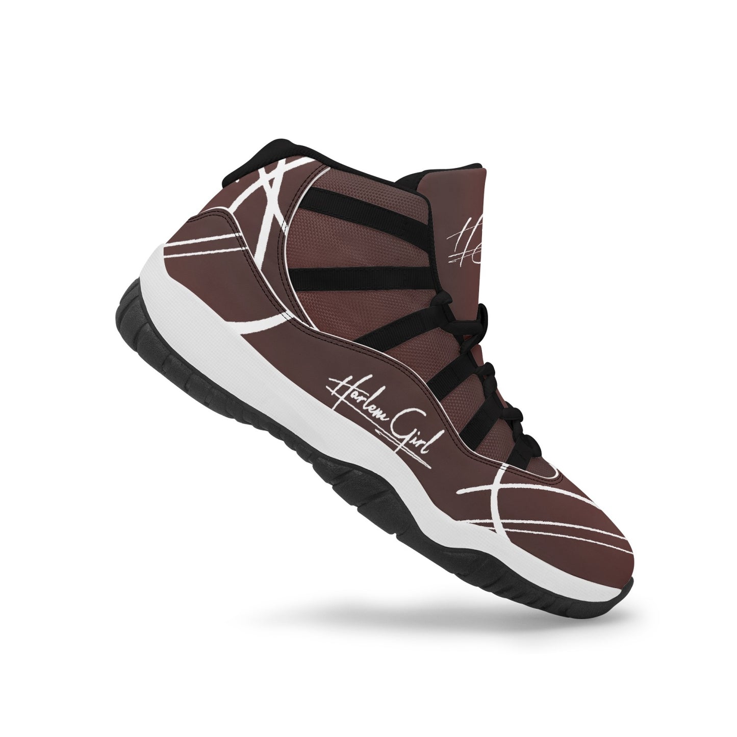 Harlem Girl "Tribe" Basketball - Burnished Mahogany w/Black or White Trim (Women's)