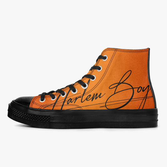 Harlem Boy "Coolee High" Tops Men - Mandarin Fire - Black Sole