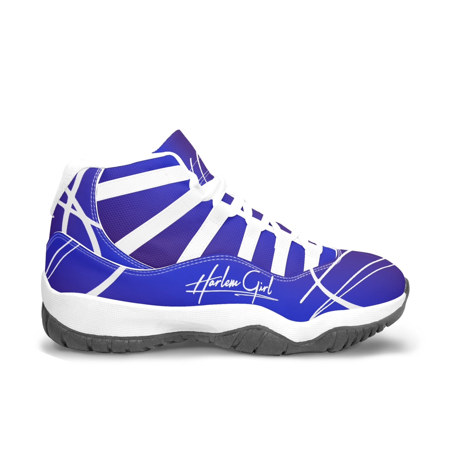 Harlem Girl "Tribe" Basketball - Sapphire w/Black or White Trim (Women's)