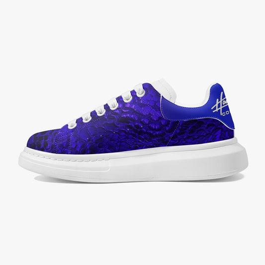 Harlem Boy Sankofa - Crocodile Print - Sapphire - Mens