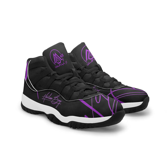 Harlem Boy "Tribe" Basketball MP2 60 Limited Edition - Black and Purple w/Black  Trim (Men's) *