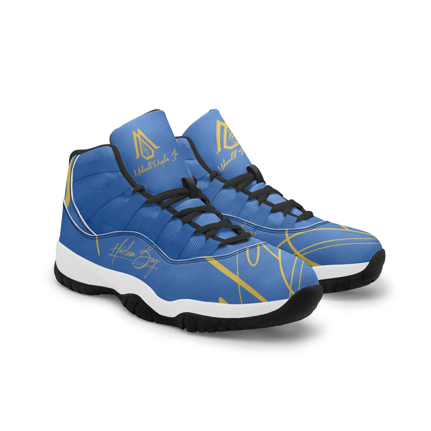 Harlem Boy "Tribe" Basketball MP2 Edition - Blue w/Black or White Trim (Men's) *
