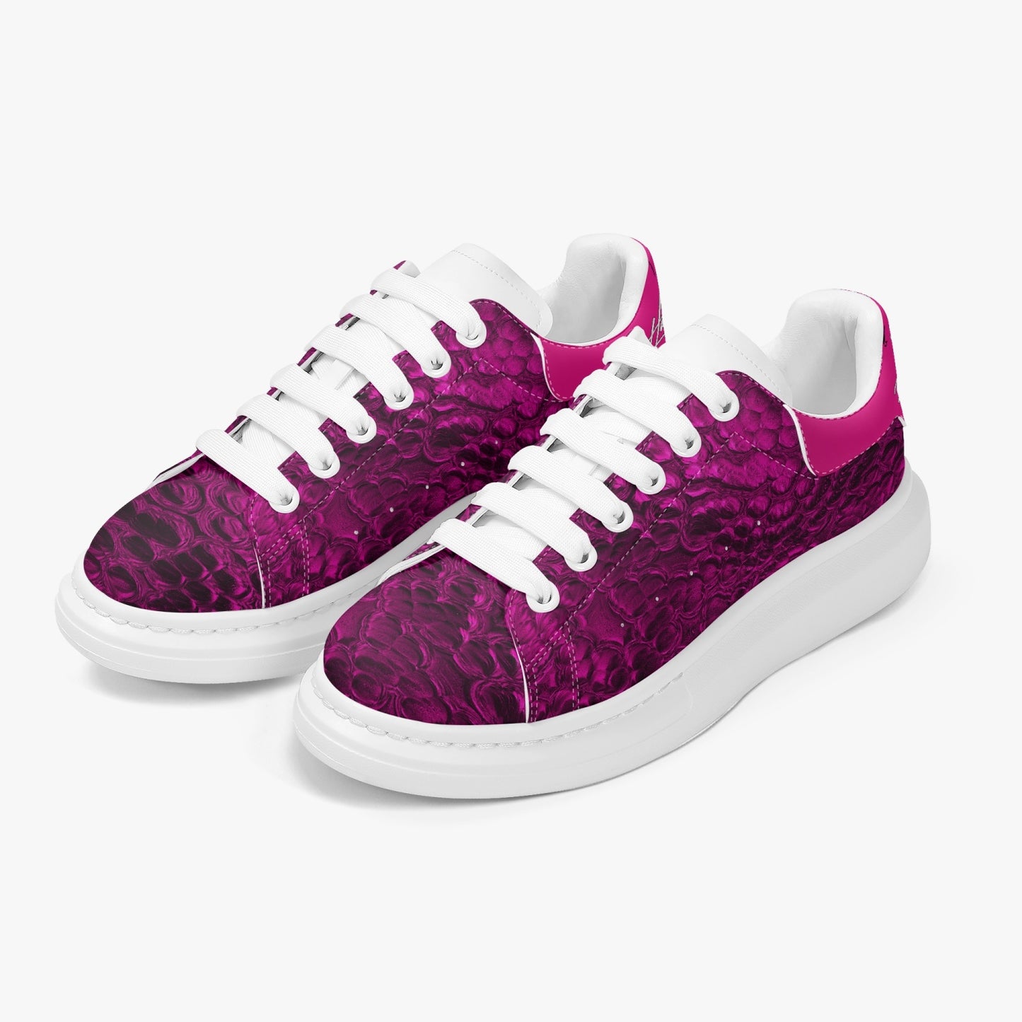 HBC - Harlem Girl Sankofa - Crocodile Print - Fuchsia - Womens