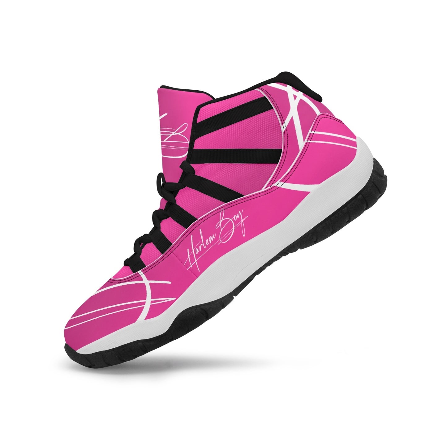 Harlem Boy "Tribe" Basketball - Fuchsia w/Black or White Trim (Women's)