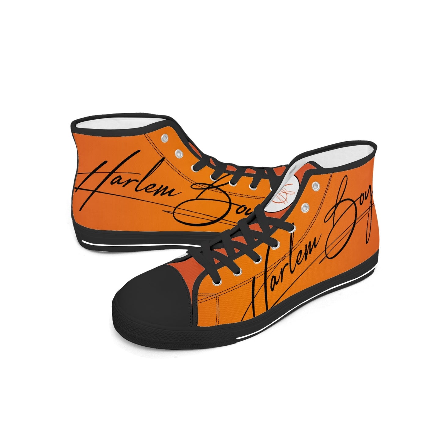 Harlem Boy "Lenox Ave" Unisex Classic High Tops - Amethyst (Black or White Sole)