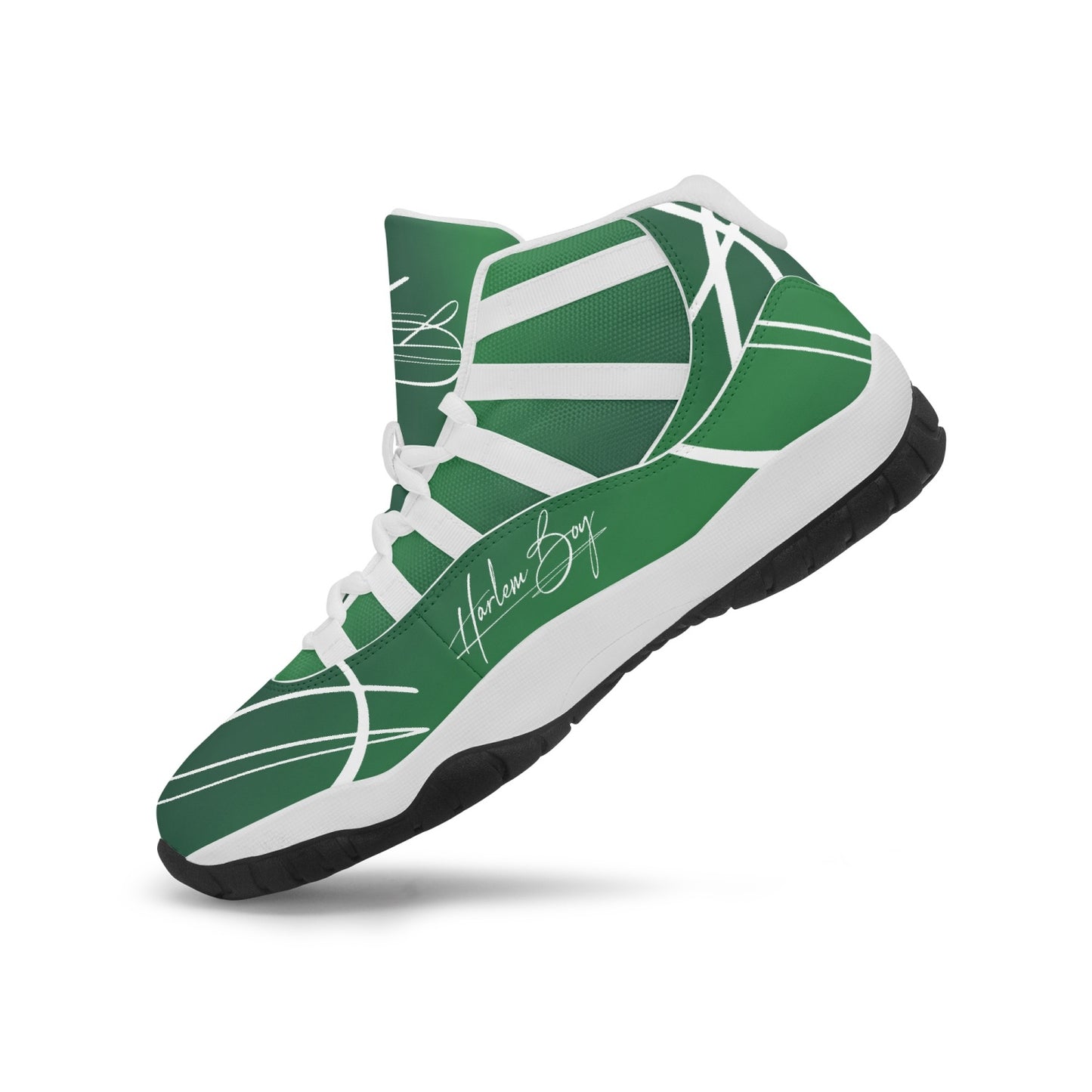 Harlem Boy "Tribe" Basketball - Emerald w/Black or White Trim (Men's)