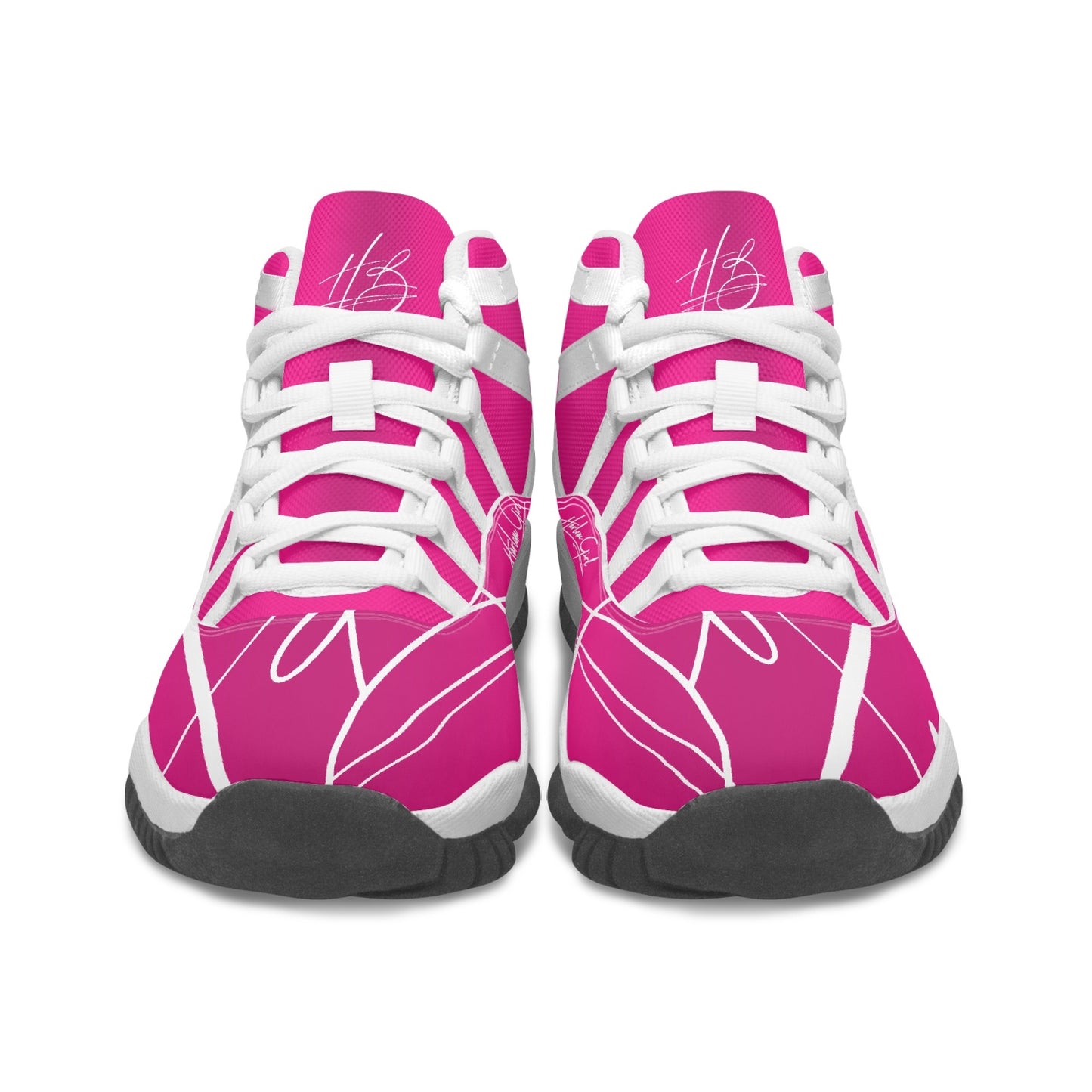 Harlem Girl "Tribe" Basketball - Fuchsia w/Black or White Trim (Women's)