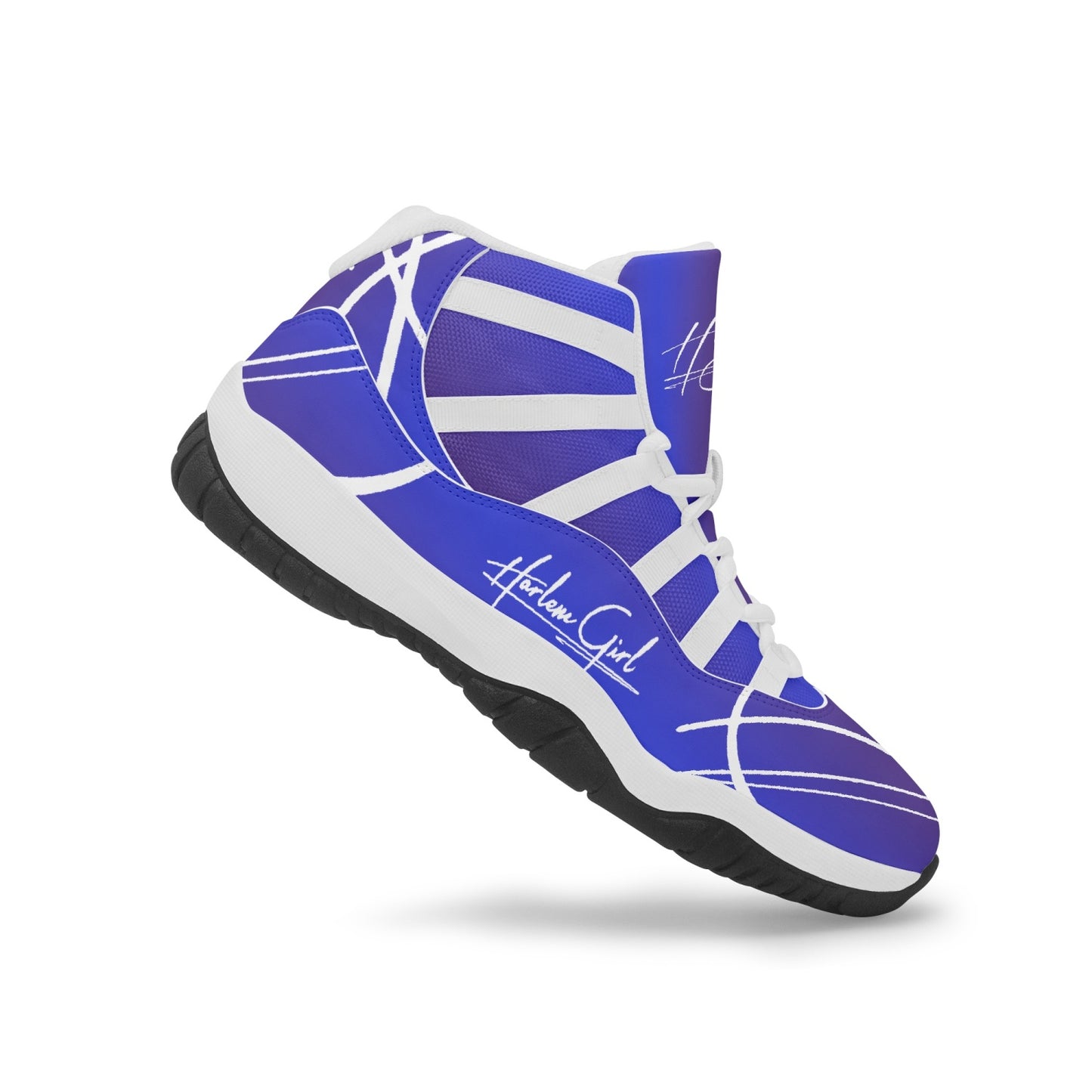 Harlem Girl "Tribe" Basketball - Sapphire w/Black or White Trim (Women's)