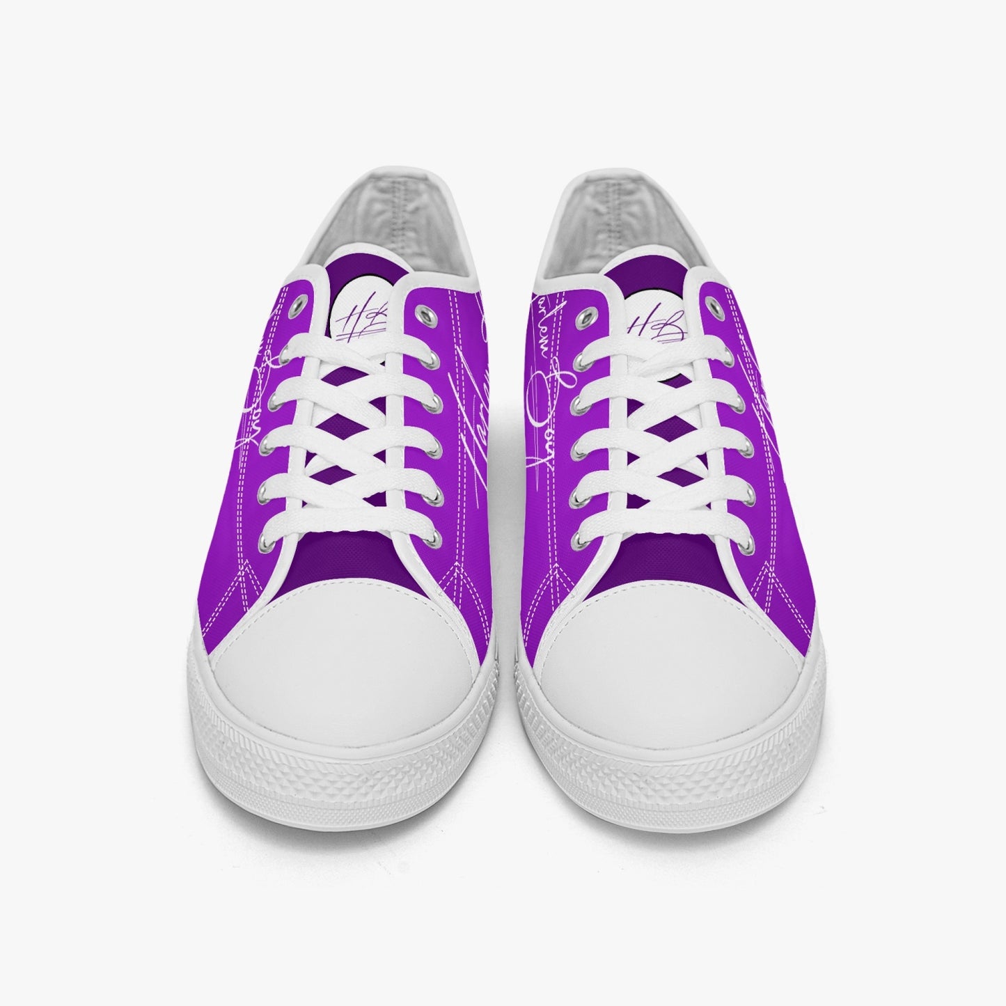 HB Harlem Boy "Lenox Ave" Classic Low Tops - Amethyst - Men (Black or White Sole)