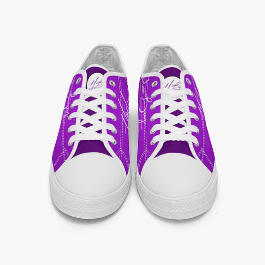 HB Harlem Boy "Lenox Ave" Classic Low Tops - Amethyst - Men (Black or White Sole)