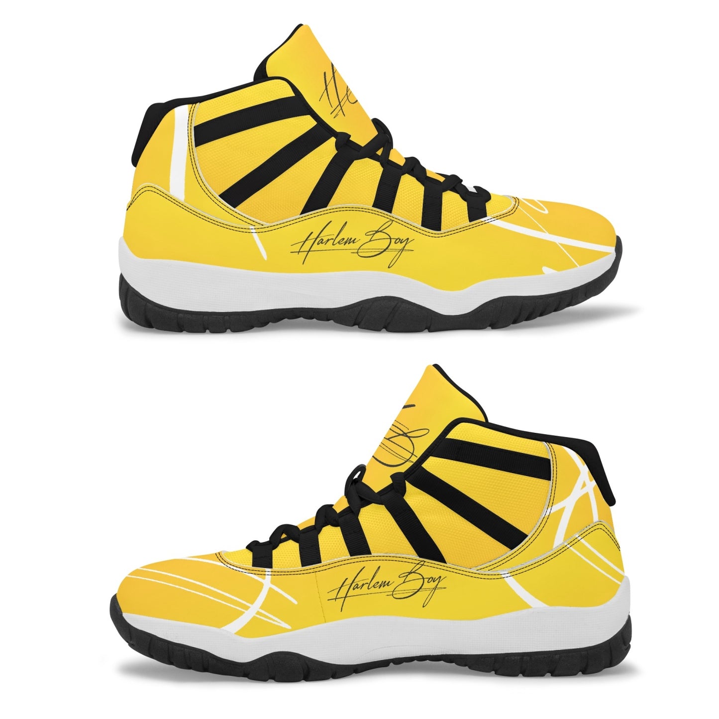 Harlem Boy "Tribe" Basketball - Gold w/Black or White Trim (Men's)