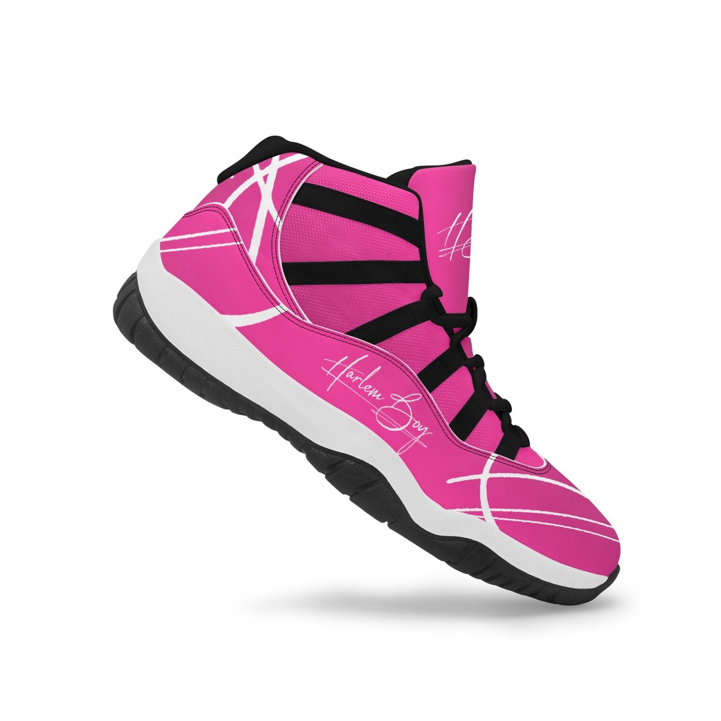 Harlem Boy "Tribe" Basketball - Fuchsia w/Black or White Trim (Women's)
