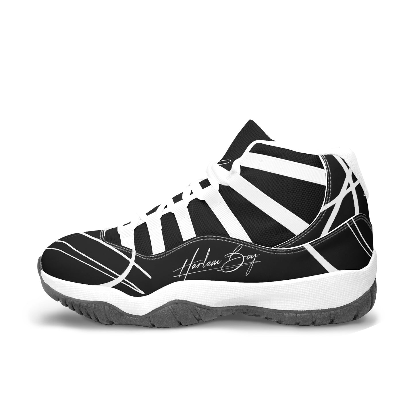 Harlem Boy "Tribe" Basketball - Onyx w/Black or White Trim (Men's)