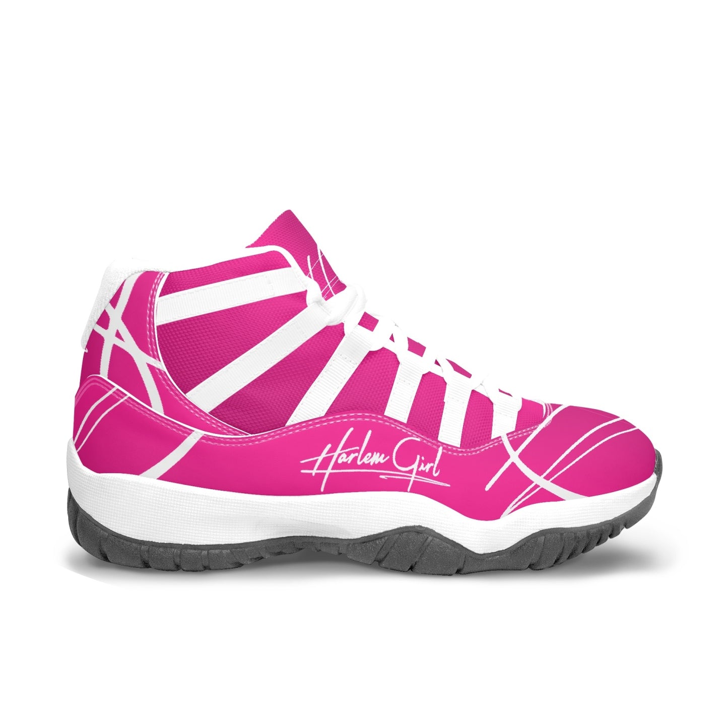 Harlem Girl "Tribe" Basketball - Fuchsia w/Black or White Trim (Women's)