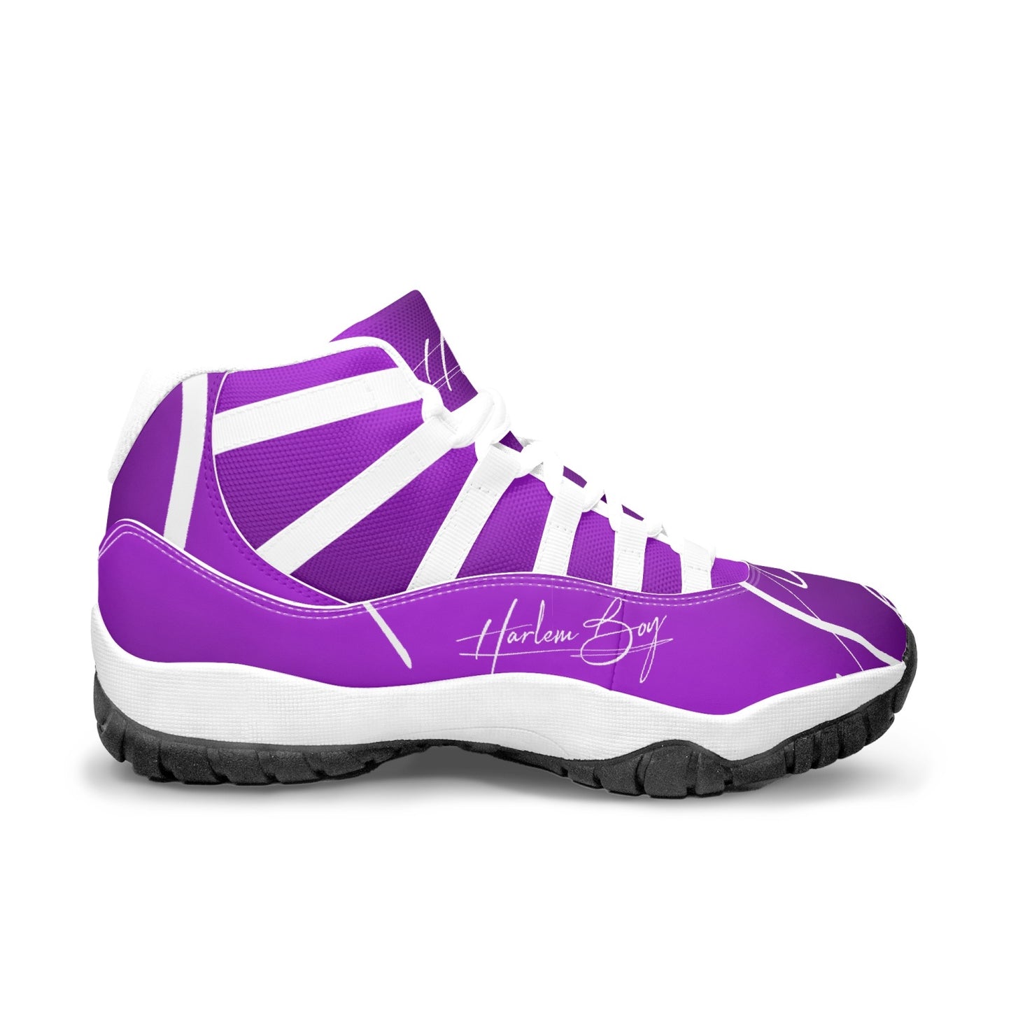 Harlem Boy "Tribe" Basketball - Amethyst w/Black or White Trim (Men's)