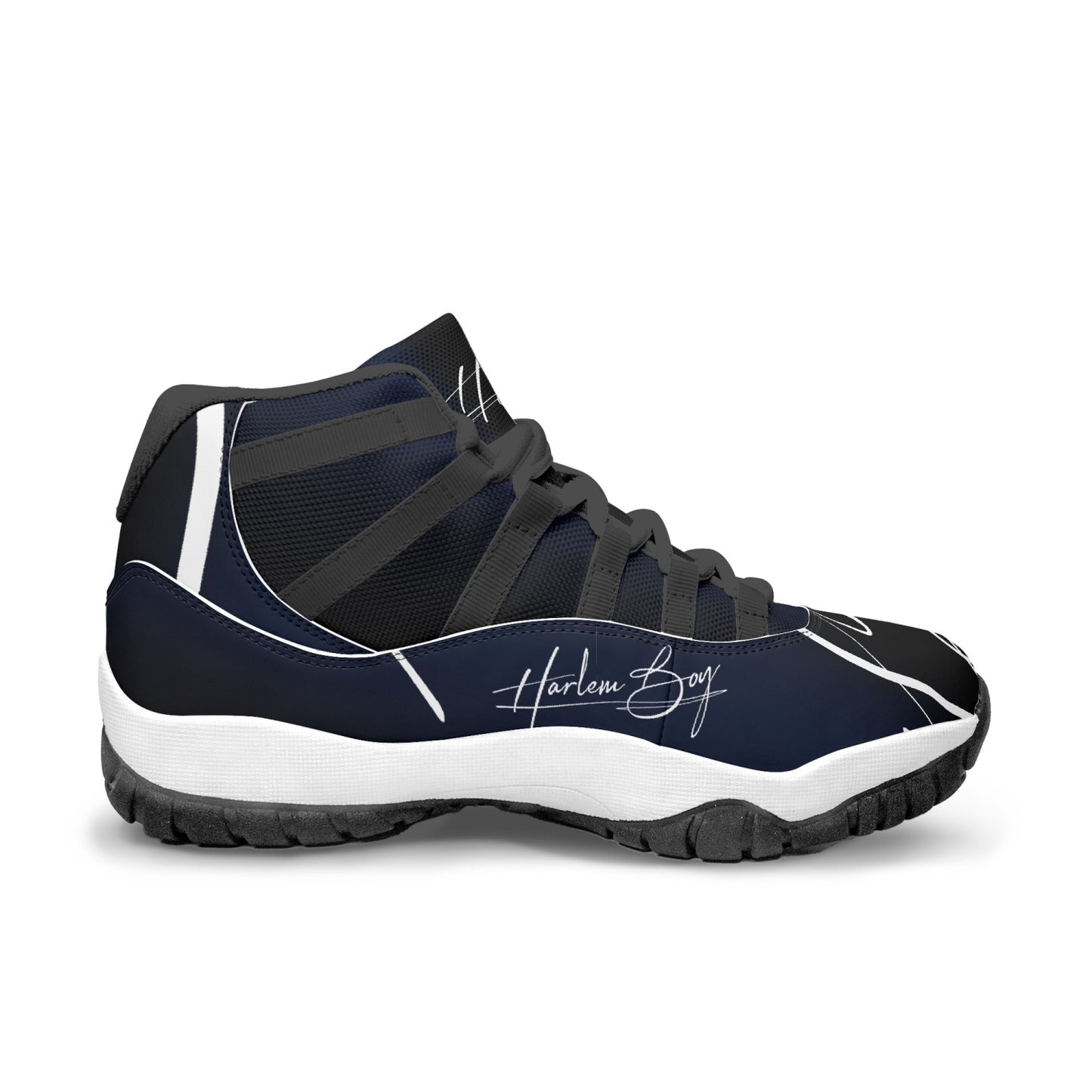 Harlem Boy "Tribe" Basketball - BluBlac Onyx w/Black or White Trim (Men's)