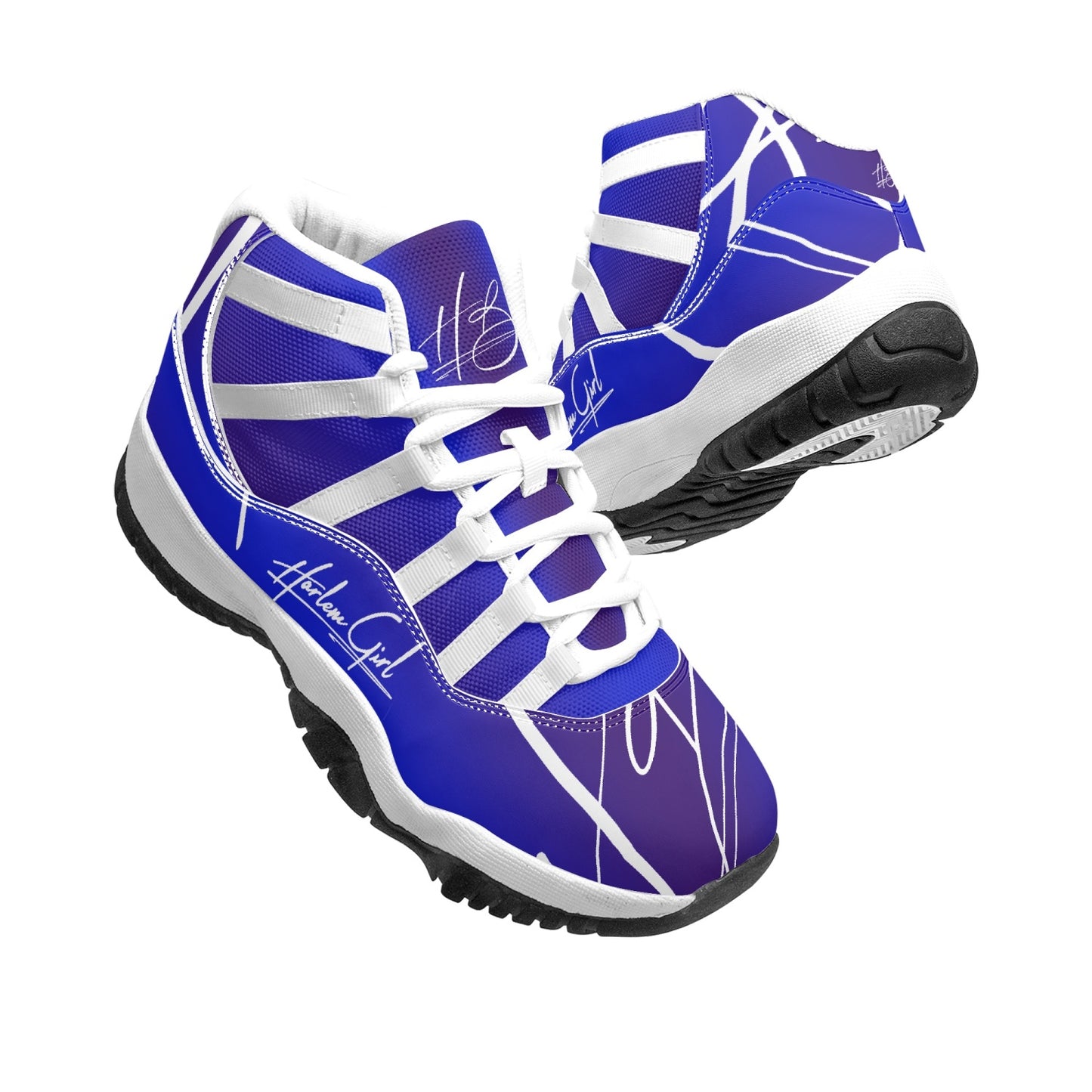 Harlem Girl "Tribe" Basketball - Sapphire w/Black or White Trim (Women's)