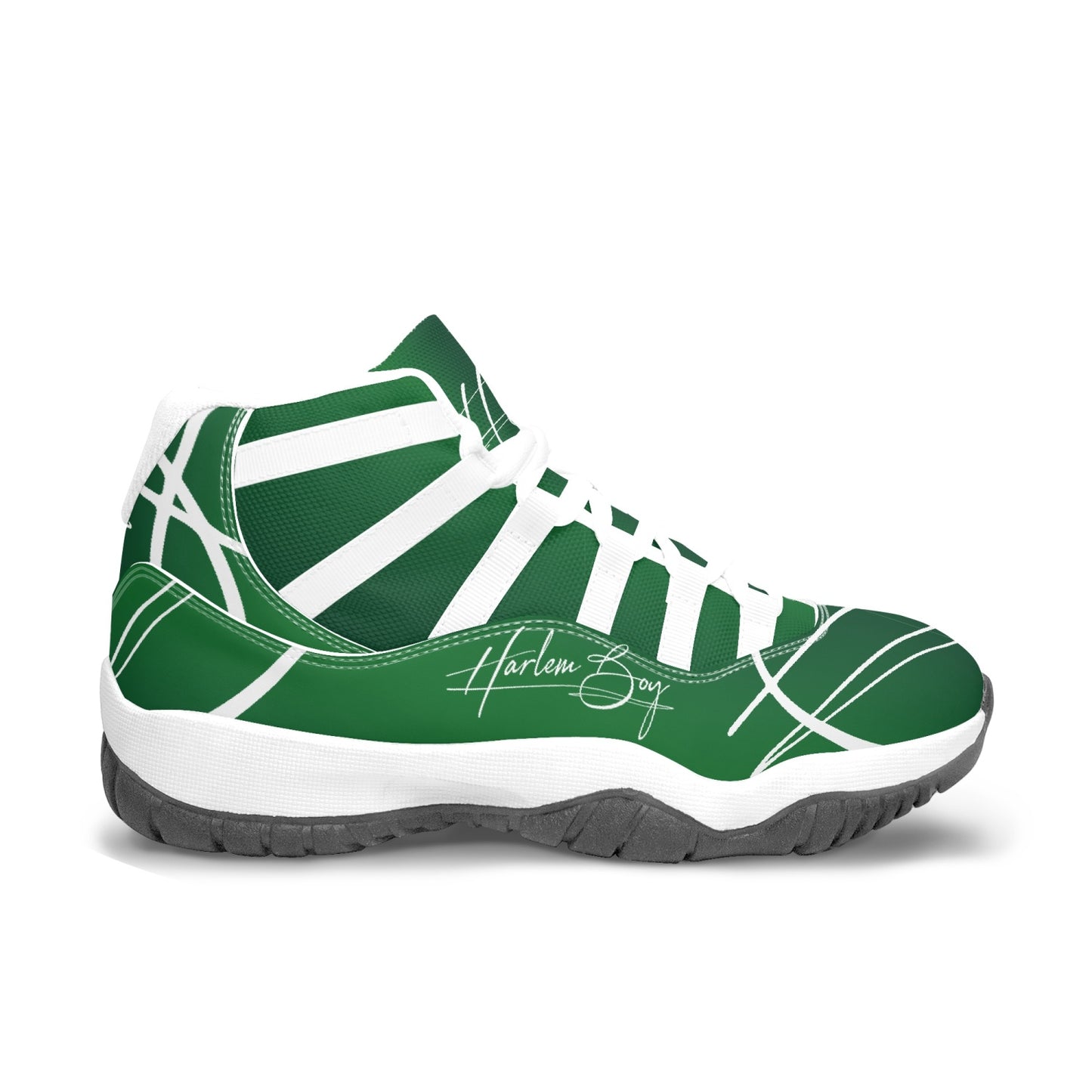 Harlem Boy "Tribe" Basketball - Emerald w/Black or White Trim (Men's)