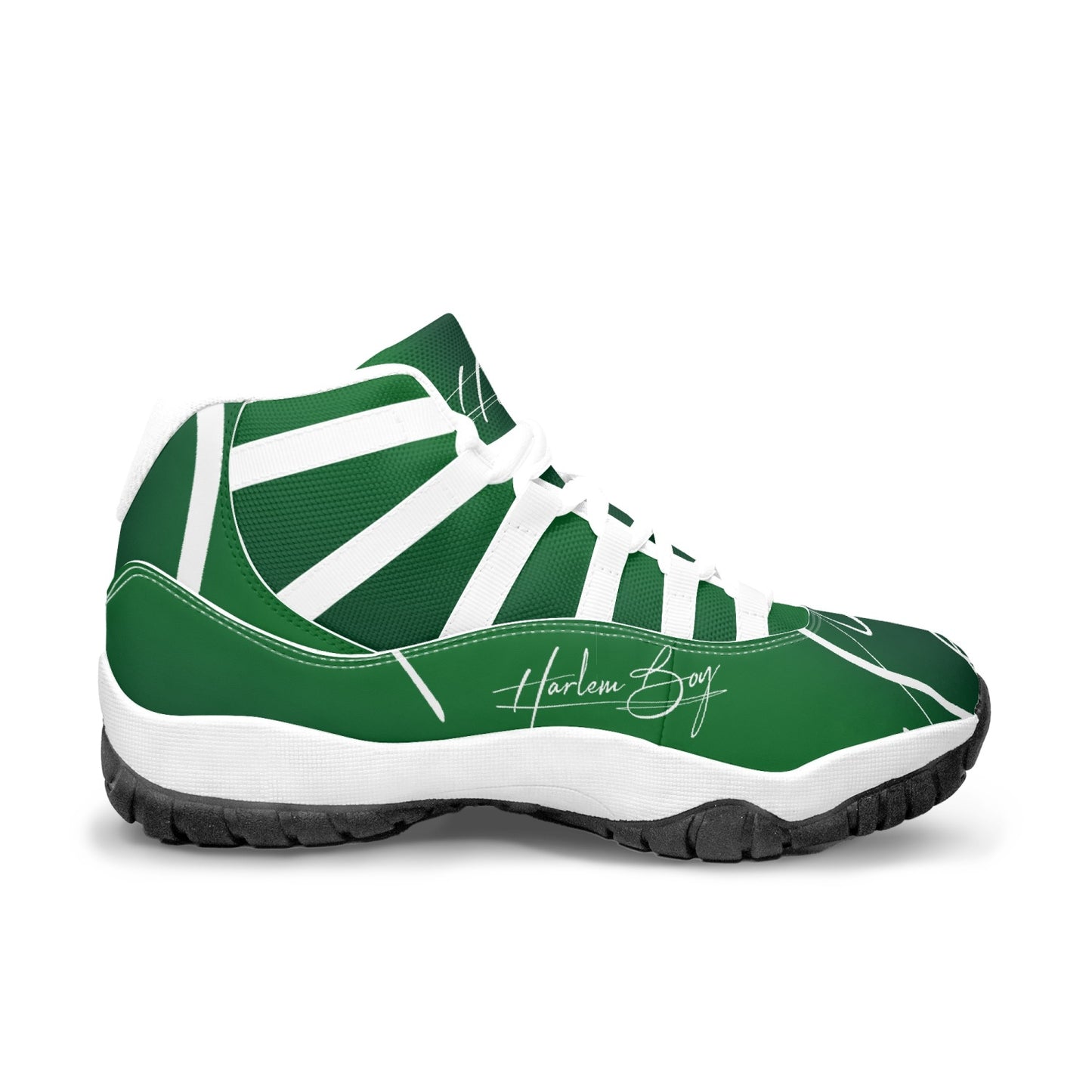 Harlem Boy "Tribe" Basketball - Emerald w/Black or White Trim (Men's)