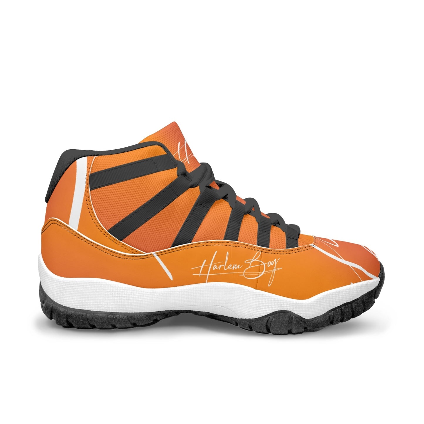 Harlem Boy "Tribe" Basketball - Mandarin w/Black or White Trim (Women's)