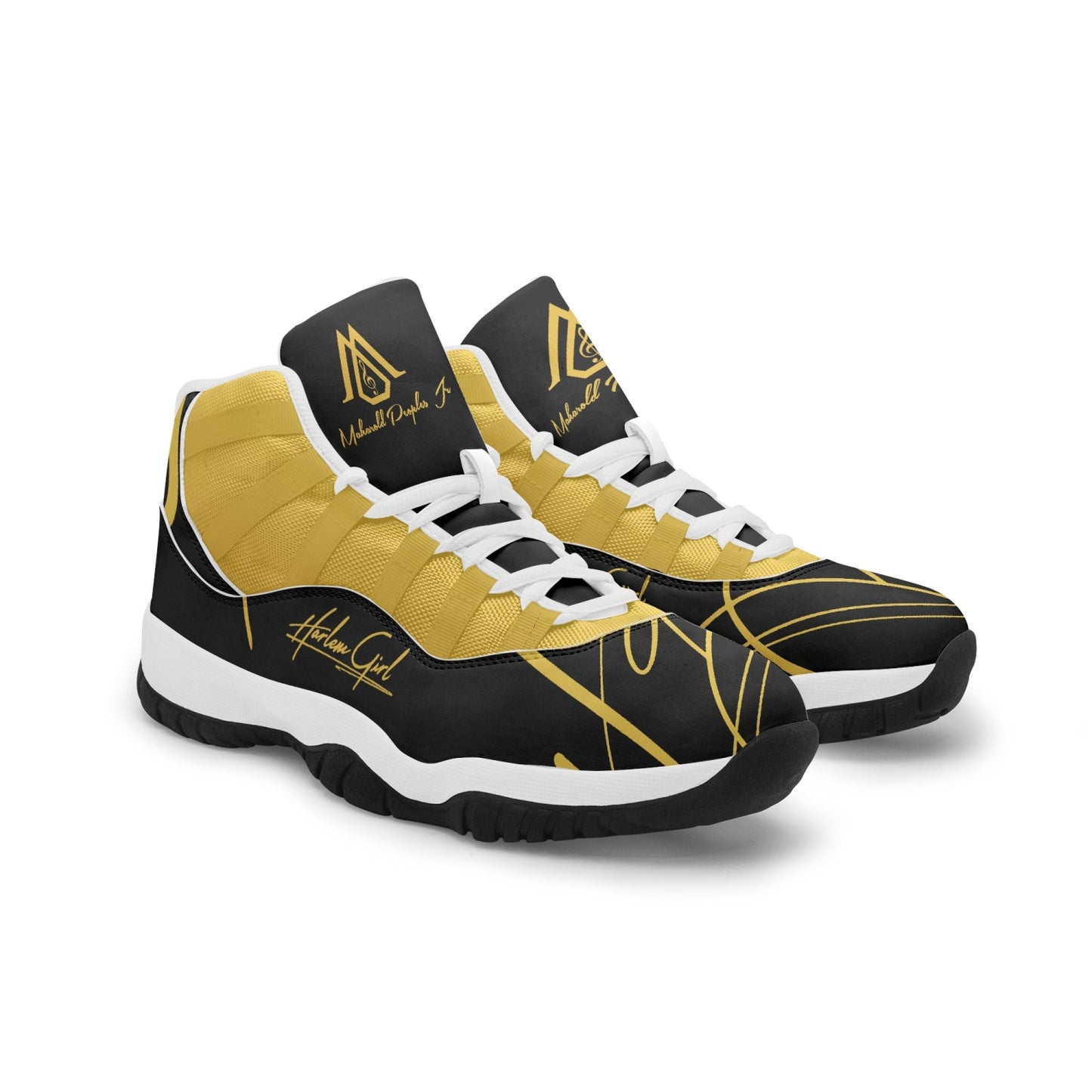 Harlem Girl "Tribe" Basketball MP2 Edition - Black w/Black or White Trim (Women's) *