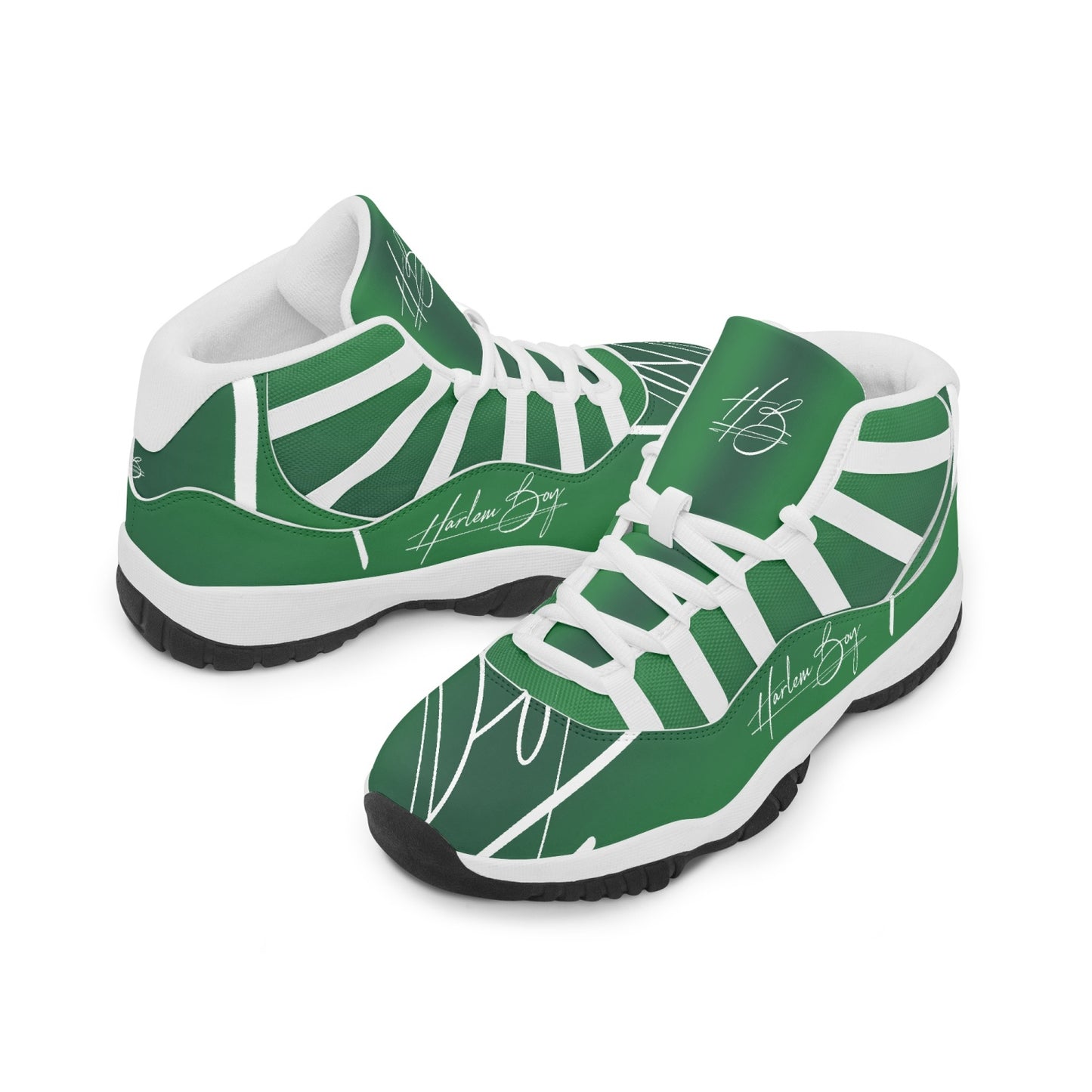 Harlem Boy "Tribe" Basketball - Emerald w/Black or White Trim (Men's)