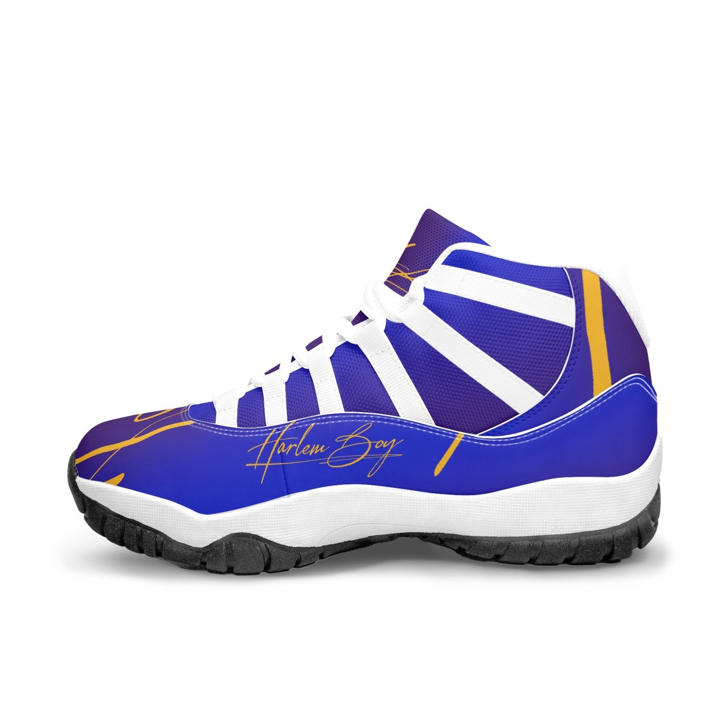 Harlem Boy "Tribe" Basketball - Blue & Gold w/White Trim (Women's)