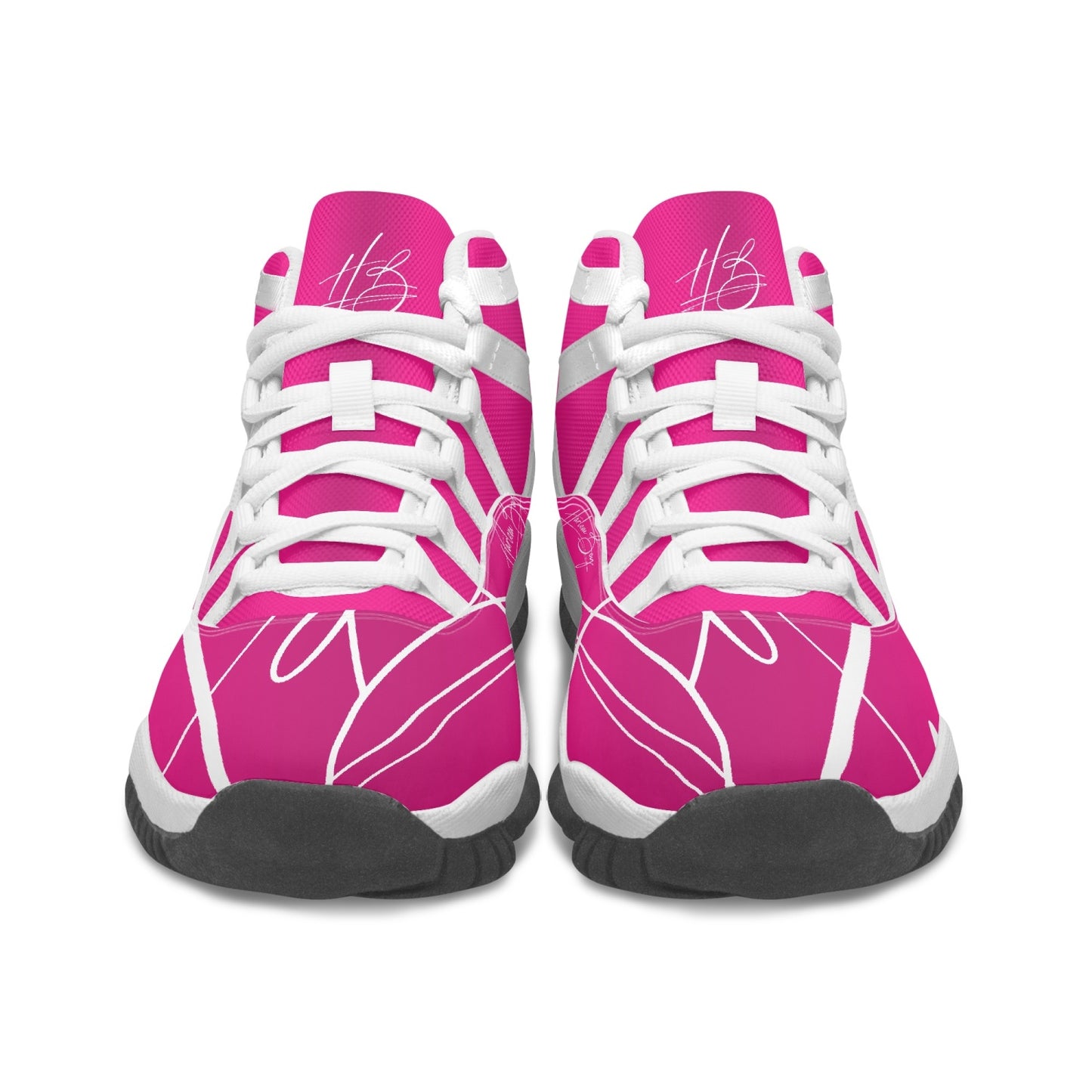 Harlem Boy "Tribe" Basketball - Fuchsia w/Black or White Trim (Men's)