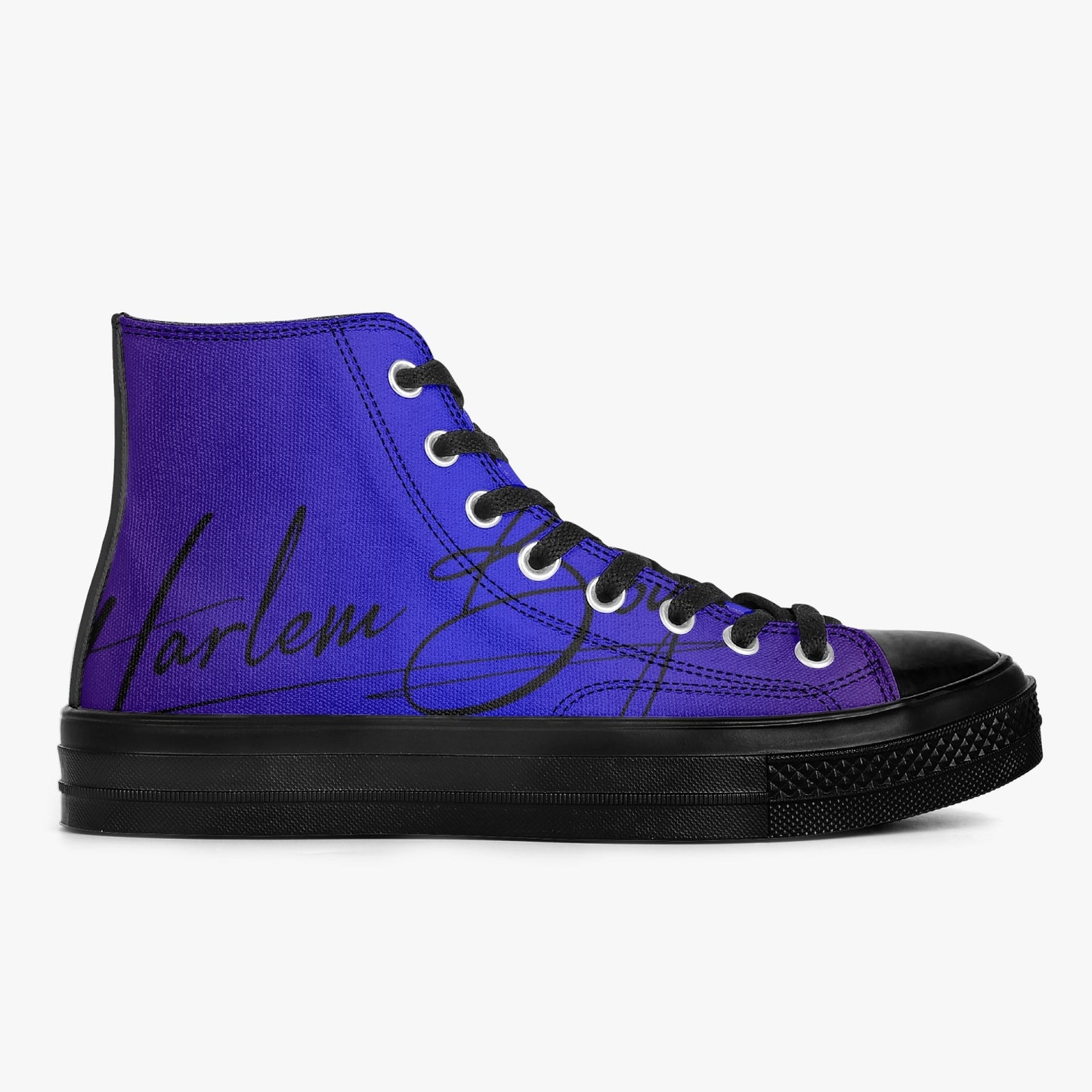 Harlem Boy "Coolee High" Tops Men - Sapphire - Black Sole