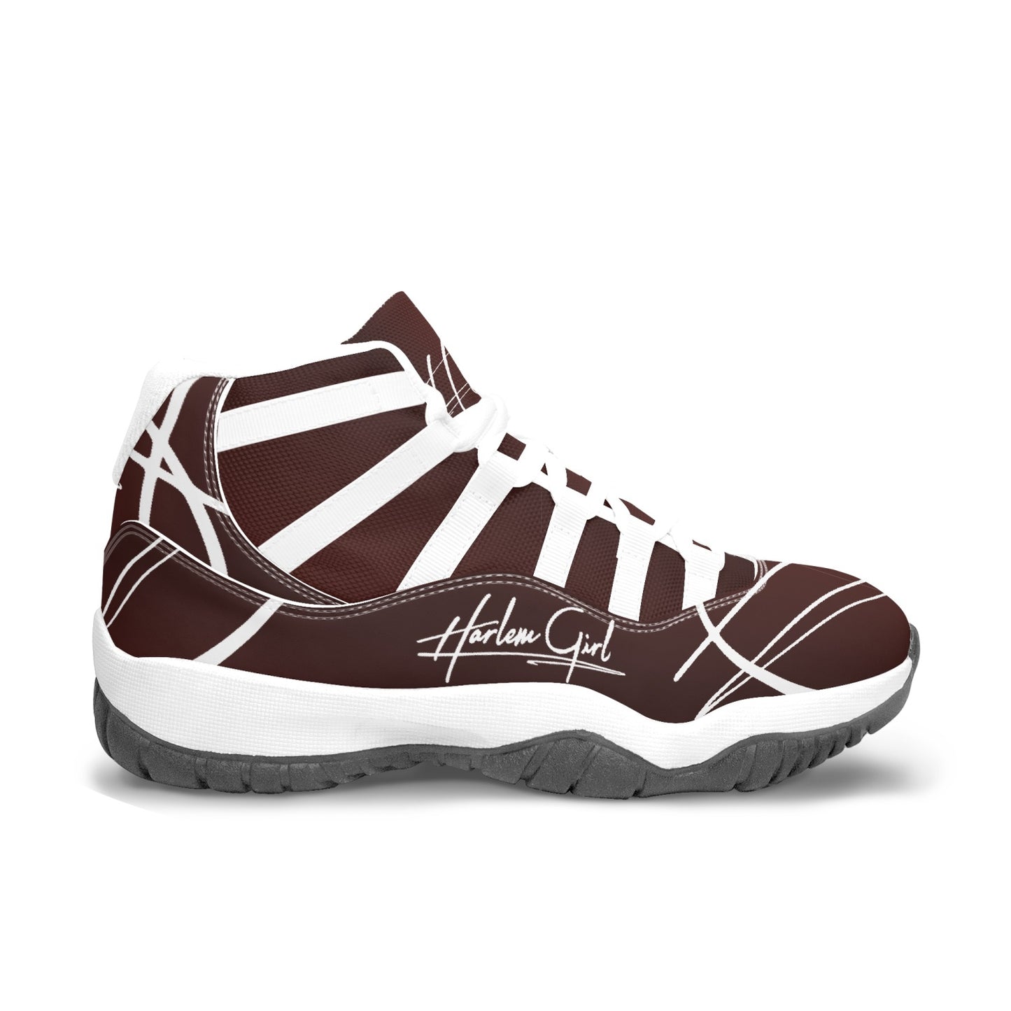 Harlem Girl "Tribe" Basketball - Burnished Mahogany w/Black or White Trim (Women's)