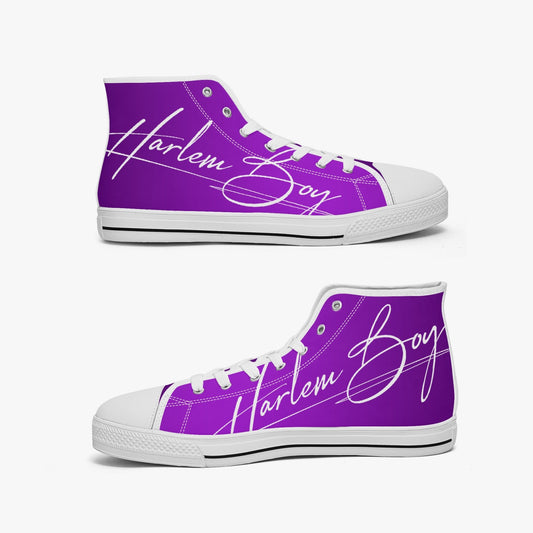 HB Harlem Boy "Lenox Ave" Classic High Top - Amethyst - Mens (Black or White Soles)
