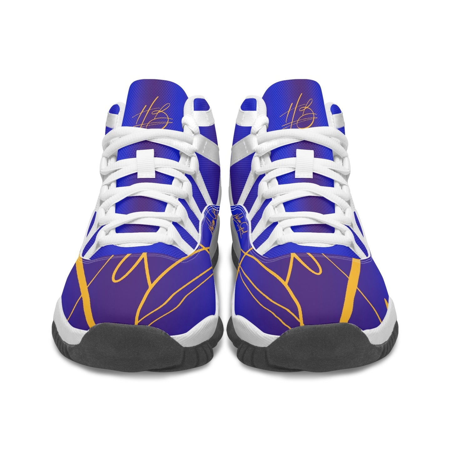 Harlem Girl "Tribe" Basketball - Blue & Gold w/White Trim (Women's)