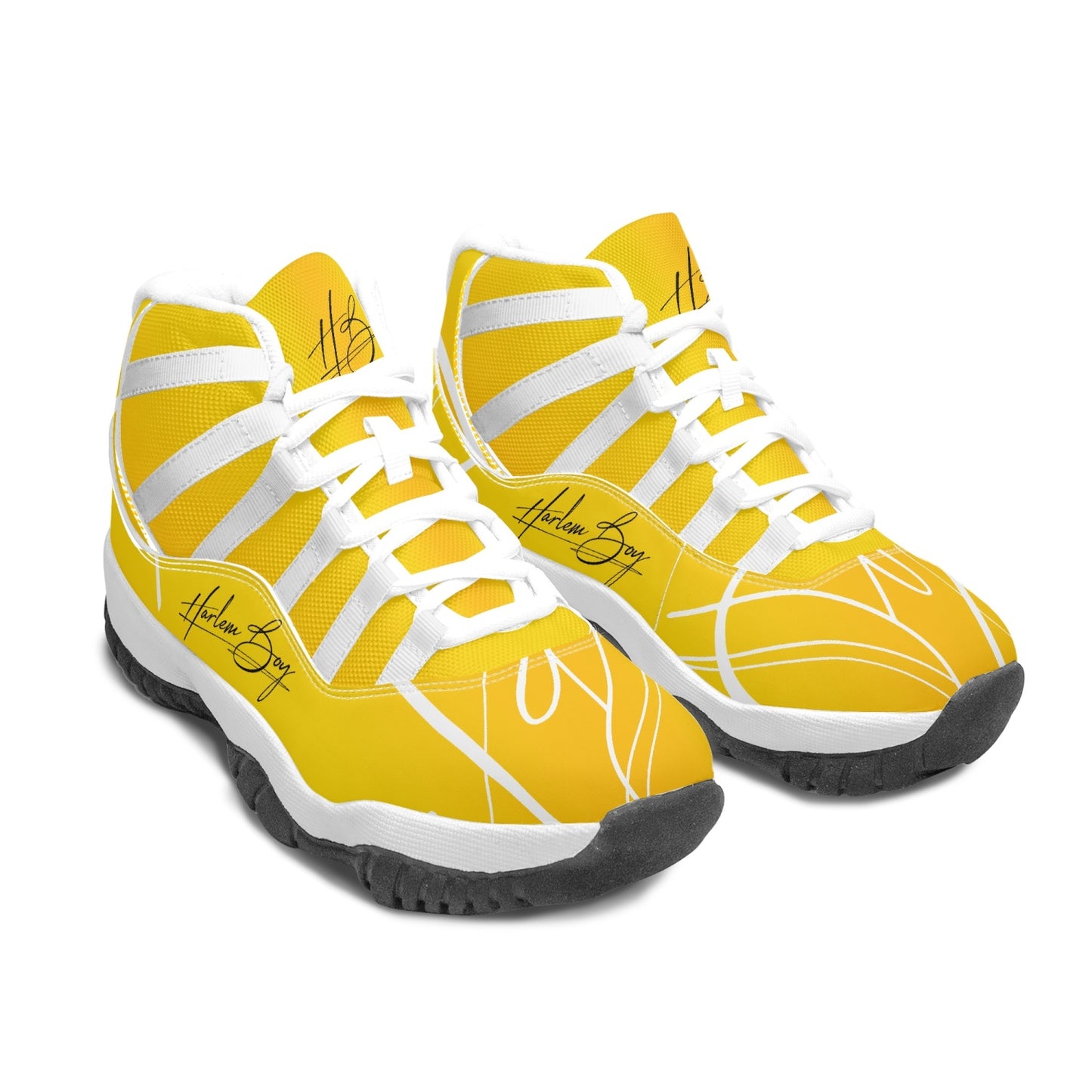 Harlem Boy "Tribe" Basketball - Gold w/Black or White Trim (Men's)