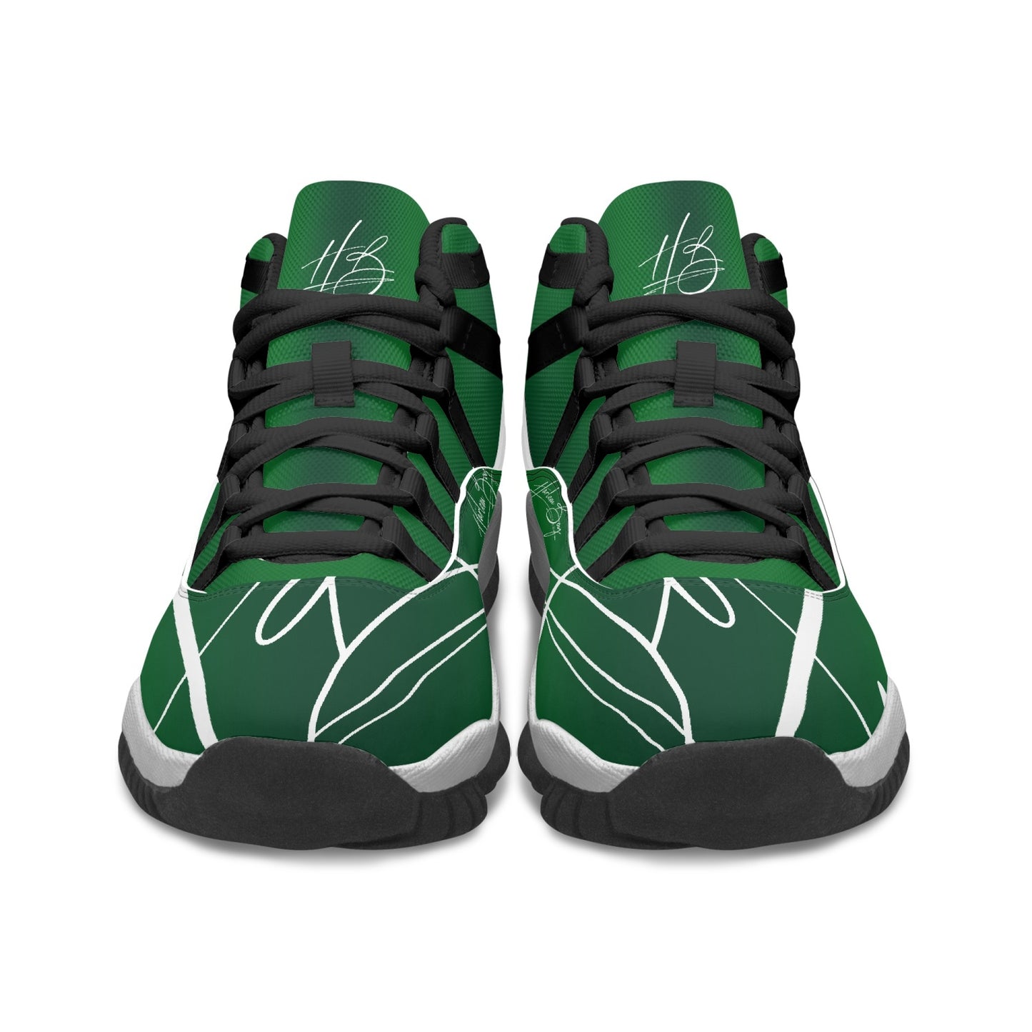 Harlem Boy "Tribe" Basketball - Emerald w/Black or White Trim (Men's)